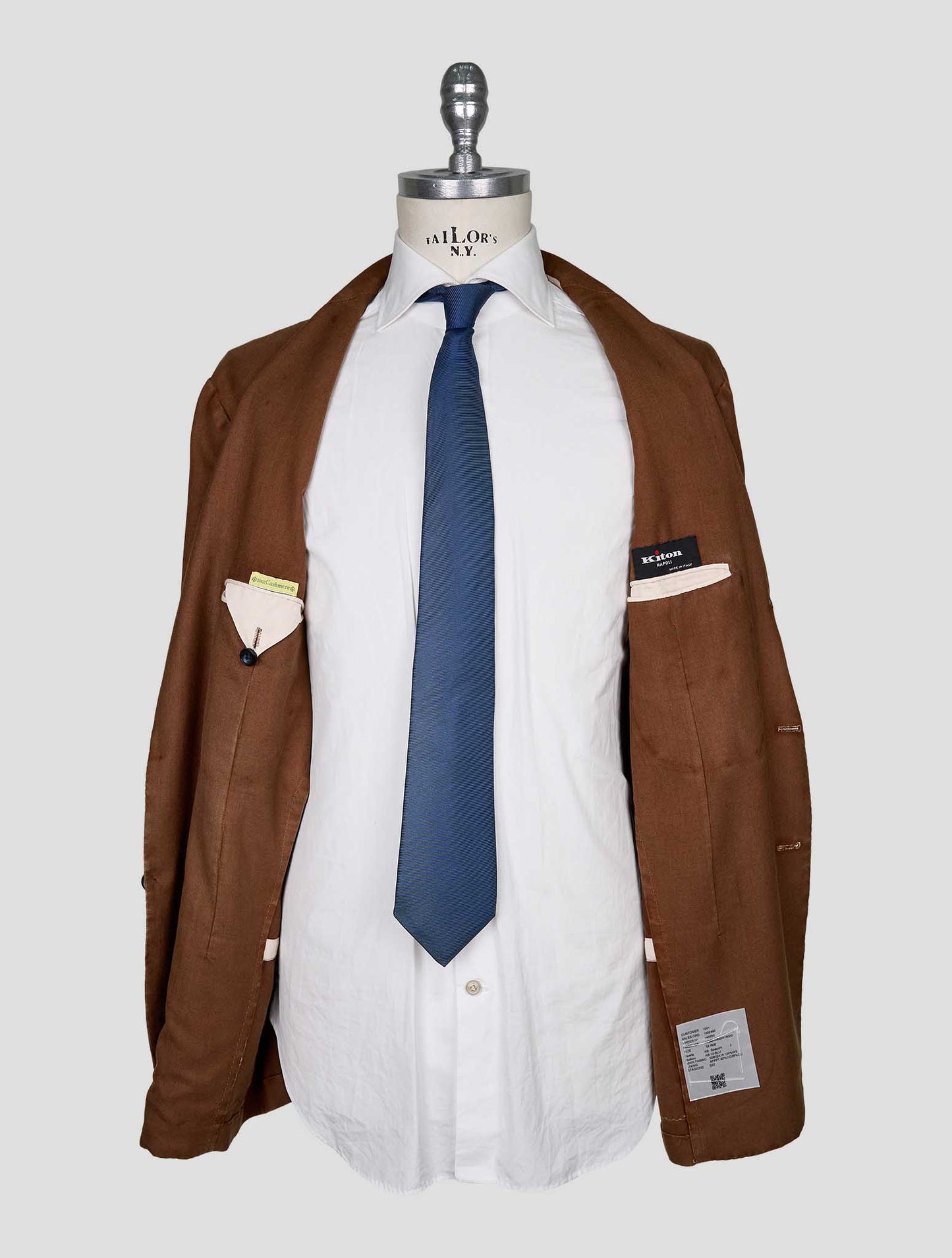 Kiton Brown Cashmere Blazer