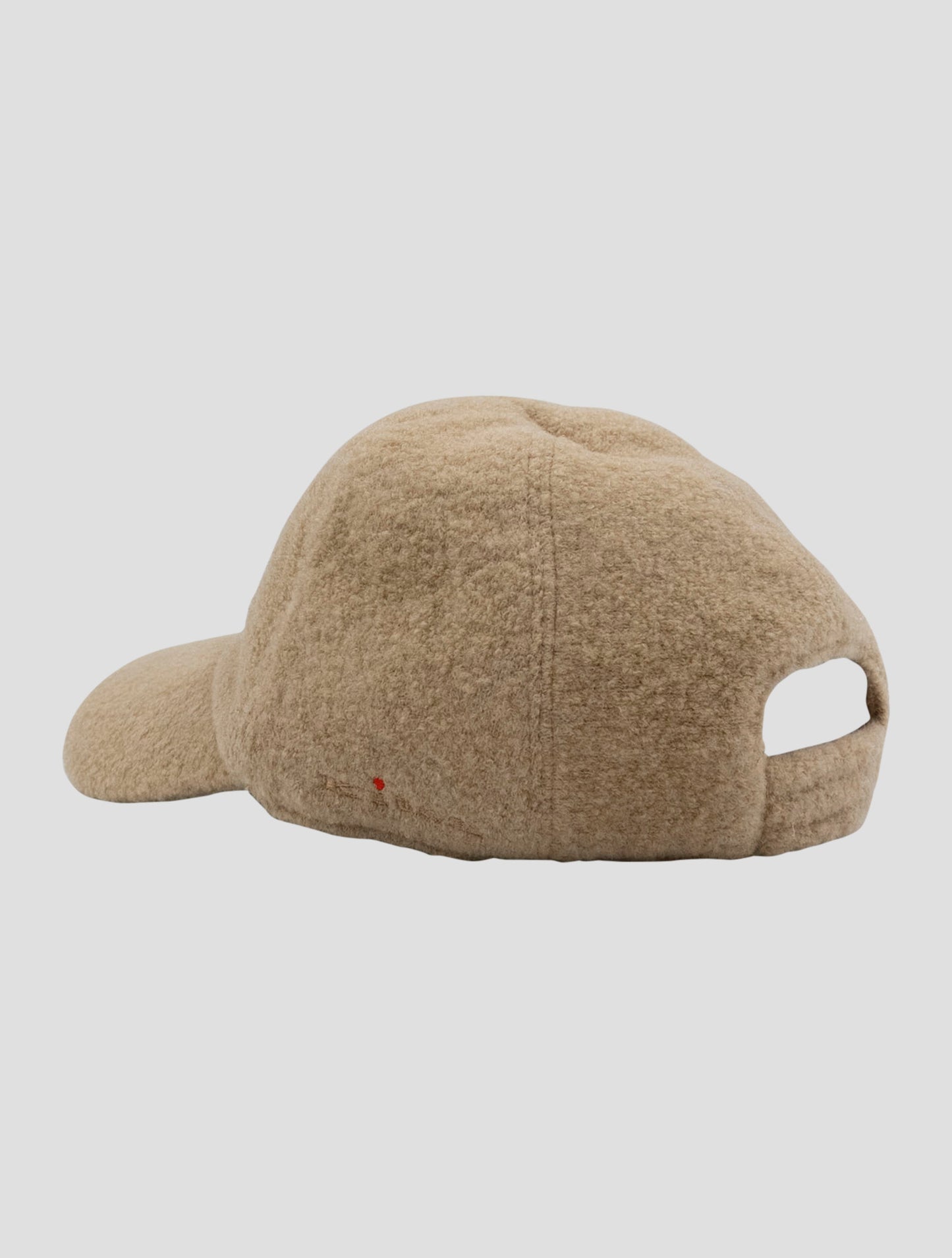 Kiton Brown Wool Baseball Cap Women
