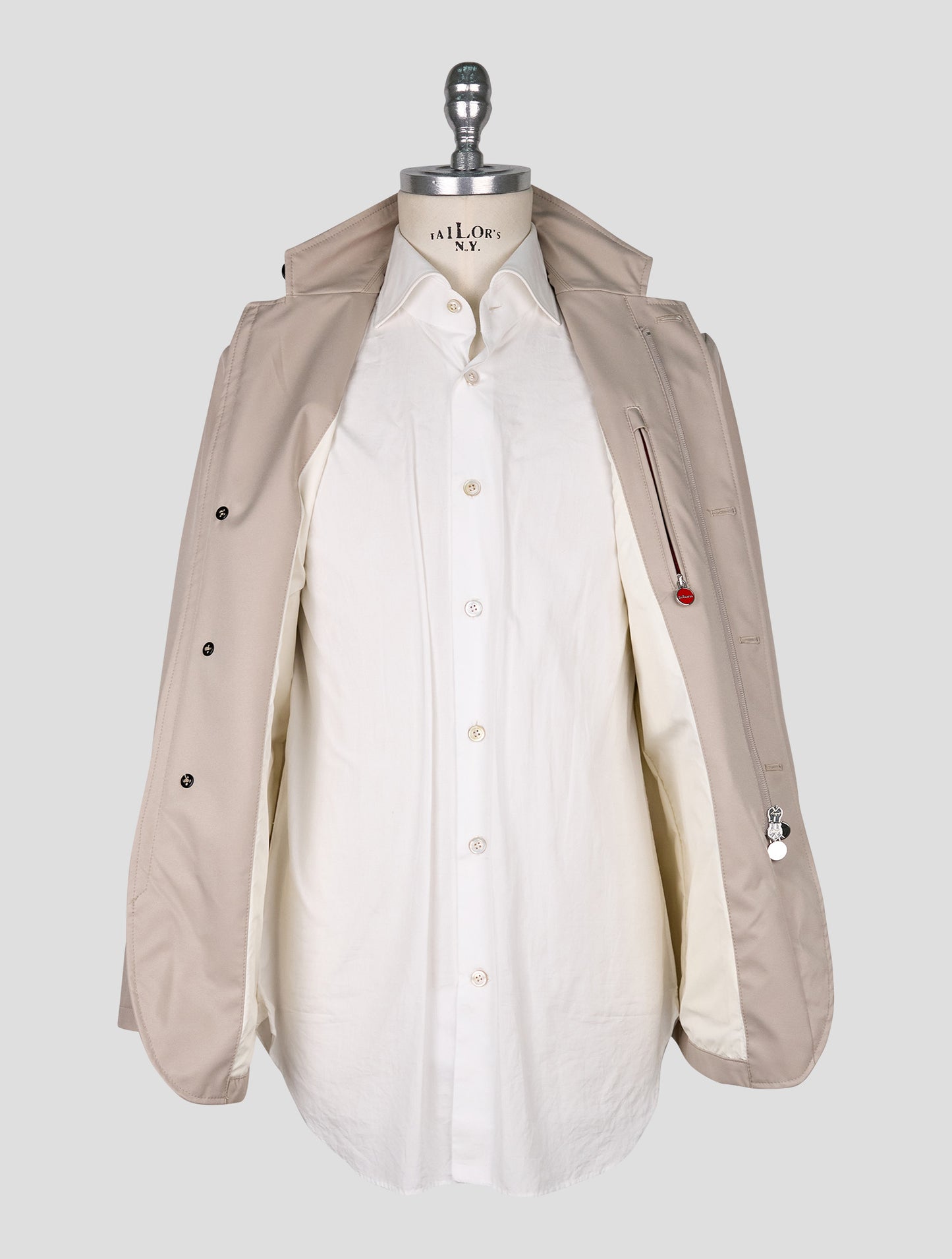 Kiton Beige Pl Coat