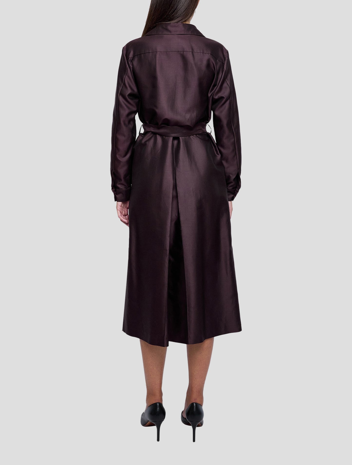 Kiton Brown Silk Cotton Dress Women
