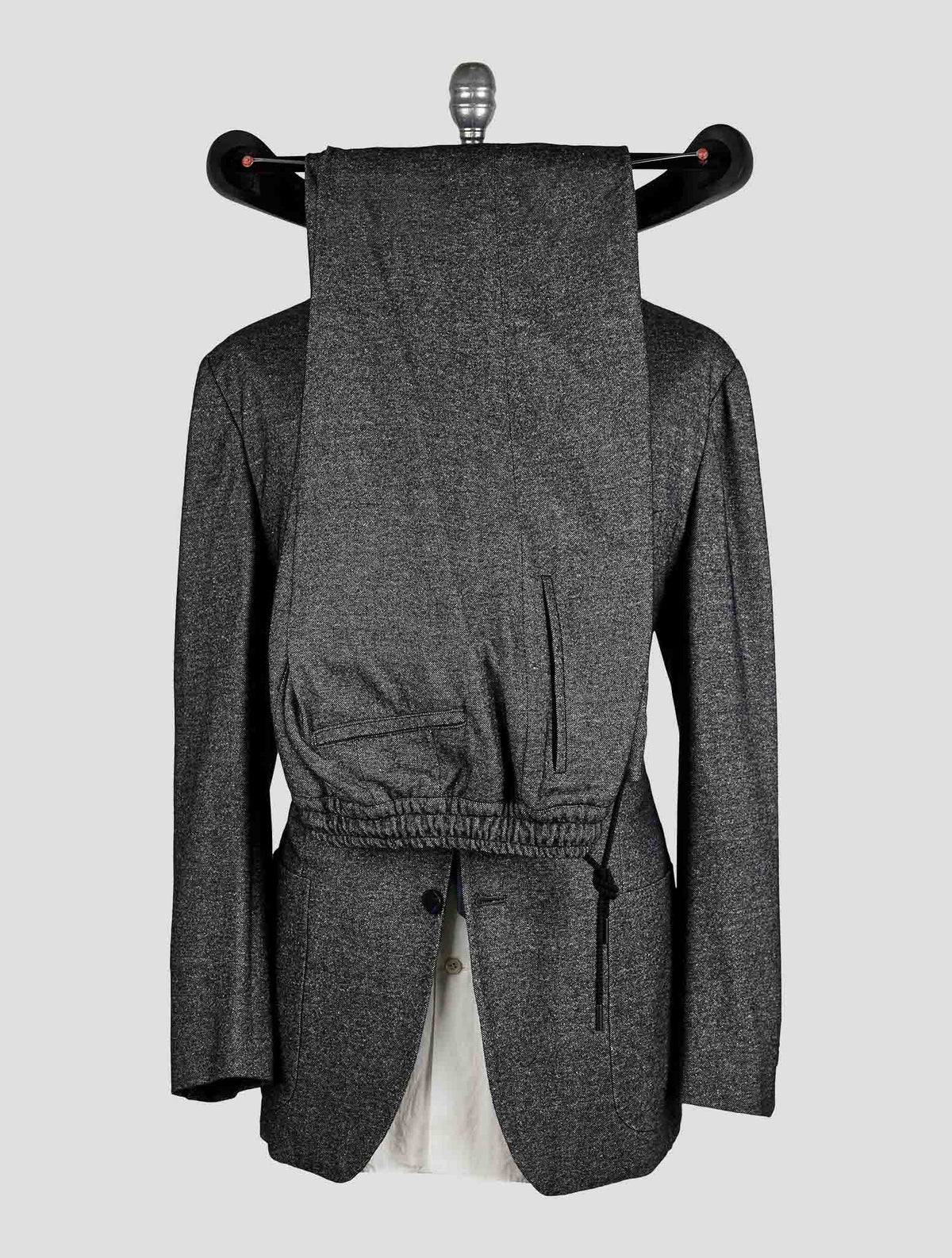 Kiton Knt Gray Cashmere Silk Suit