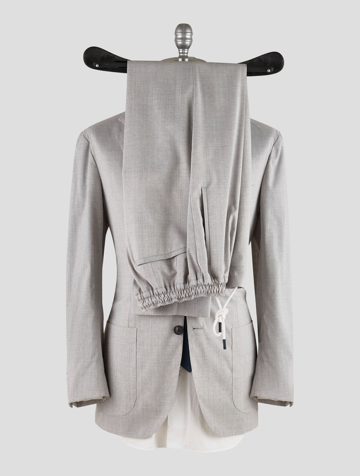Kiton Knt Light Gray Virgin Wool Ea