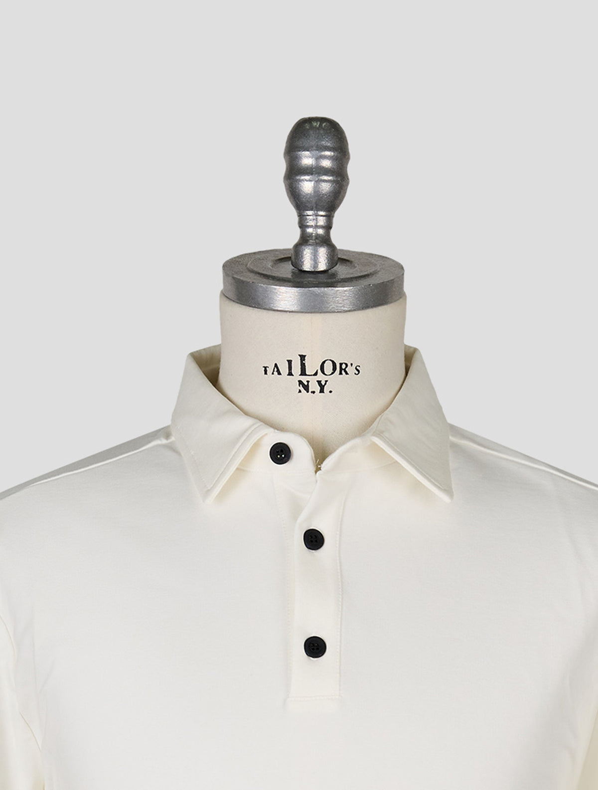 Kiton knt White Cotton Ea Sweater Polo