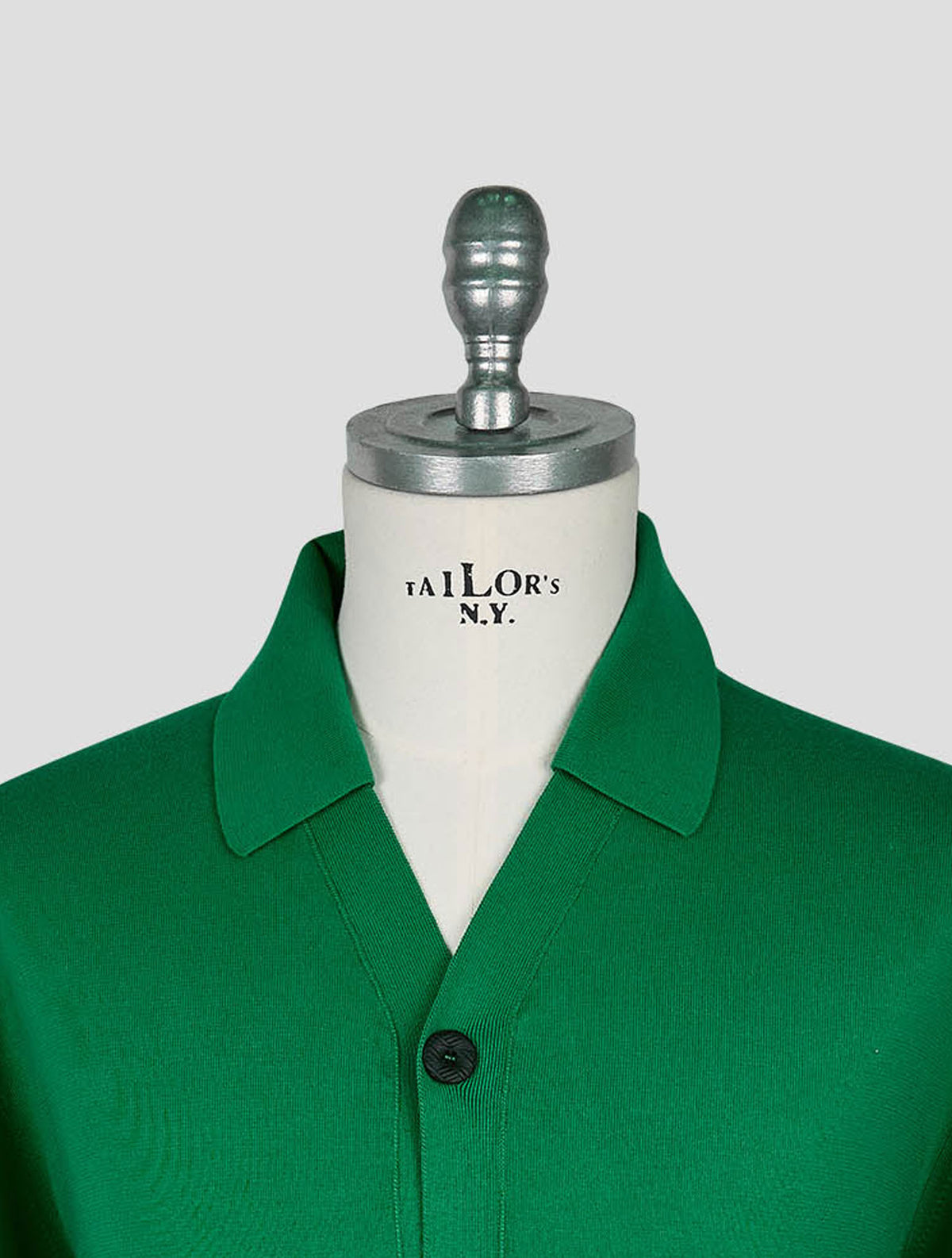 Kiton Knt Green Cotton Cardigan