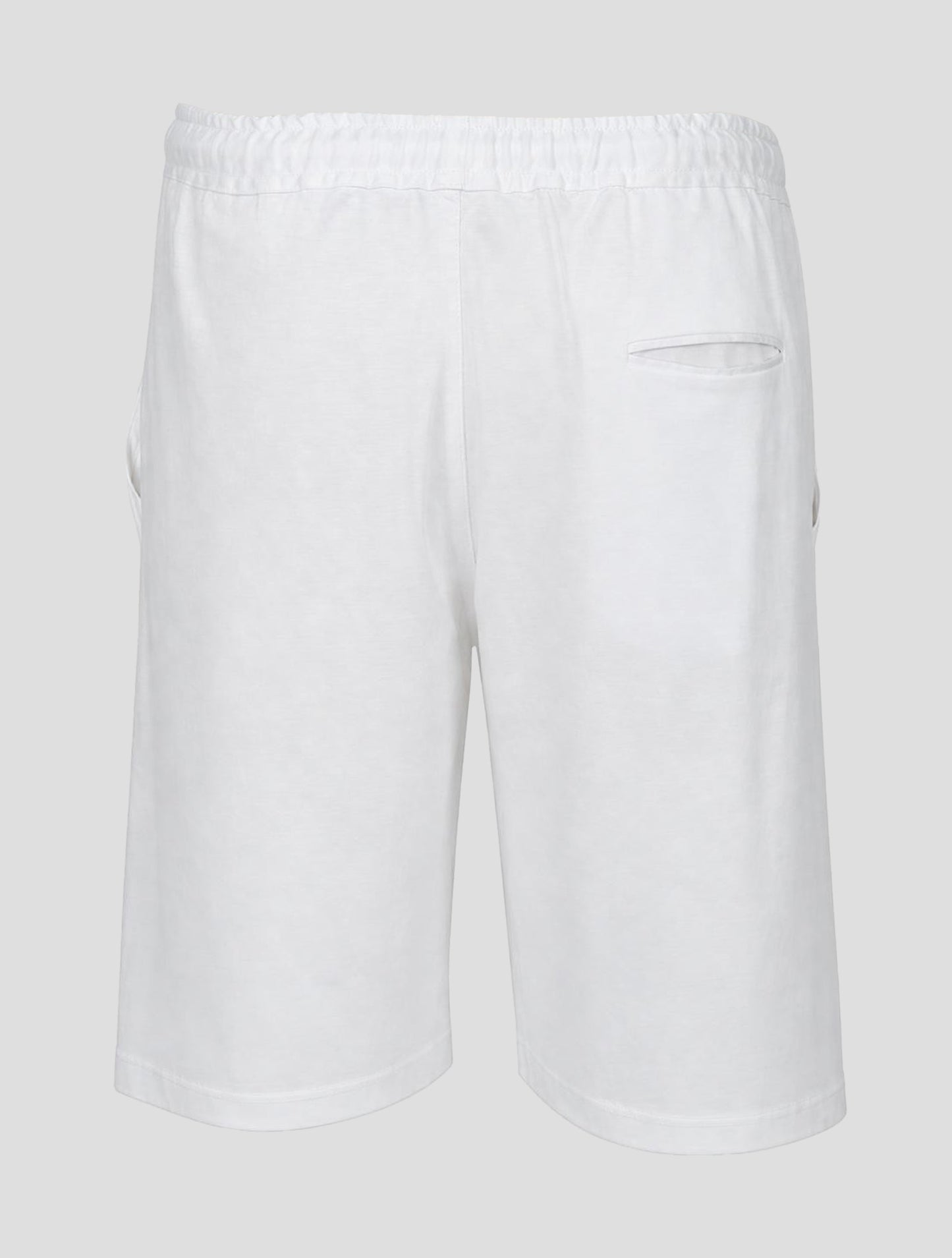 Kiton White Cotton Short Pants