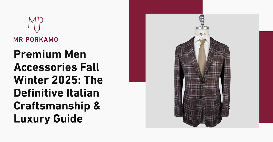 Premium Men Accessories Fall Winter 2025: The Definitive Italian Craftsmanship & Luxury Guide