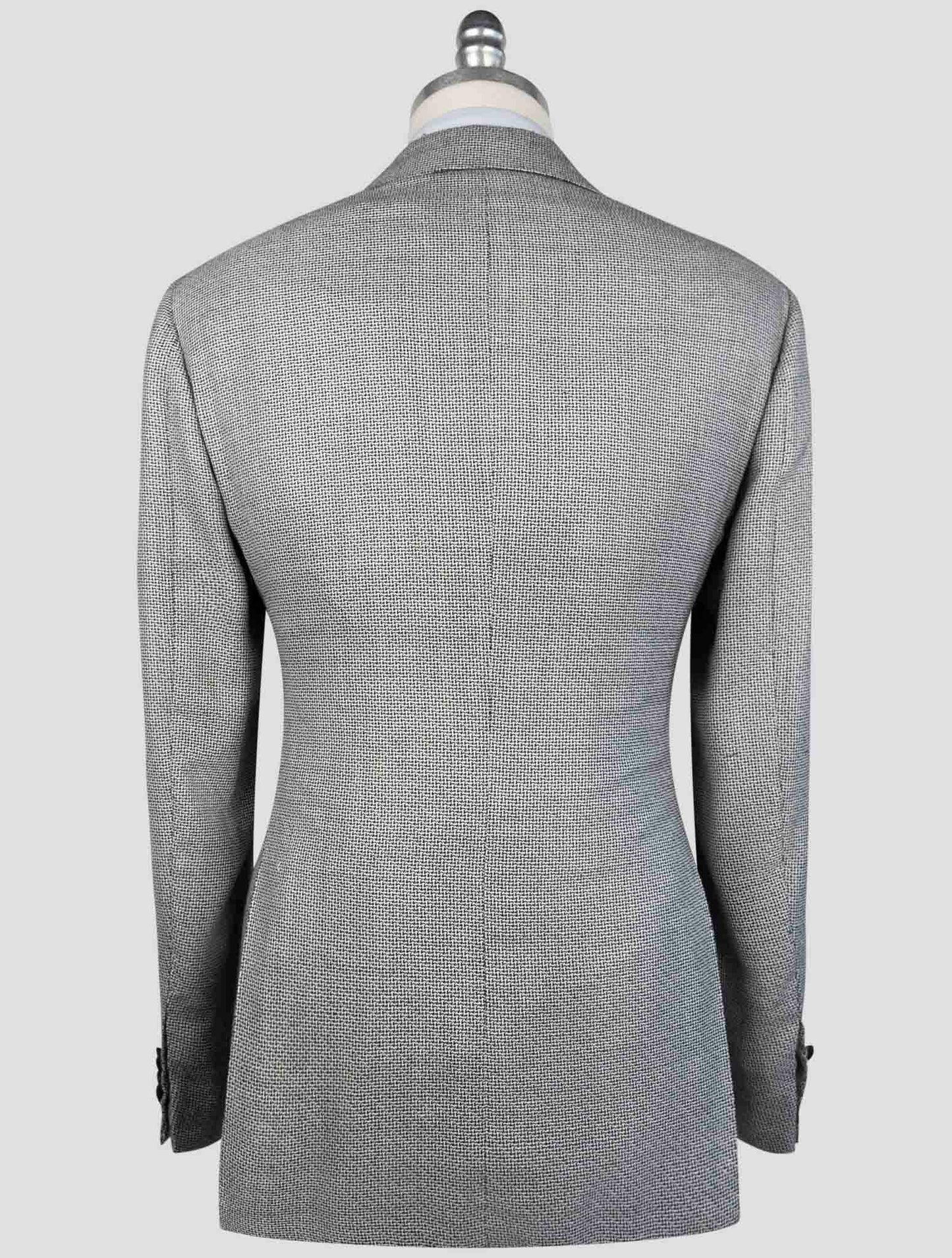 Kiton Gray Cashmere Silk Linen Blazer