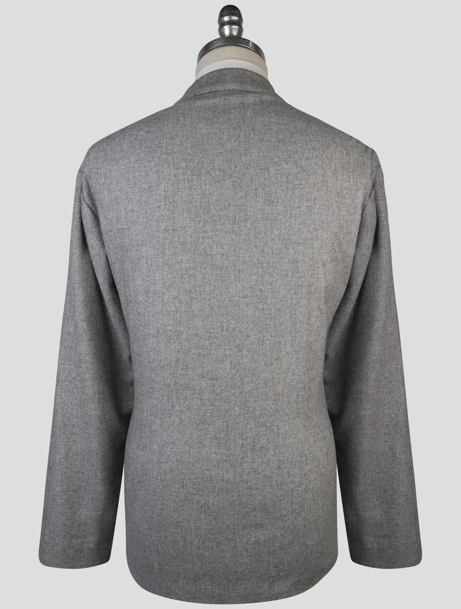 Kiton Gray Cashmere Pa Ea Blazer