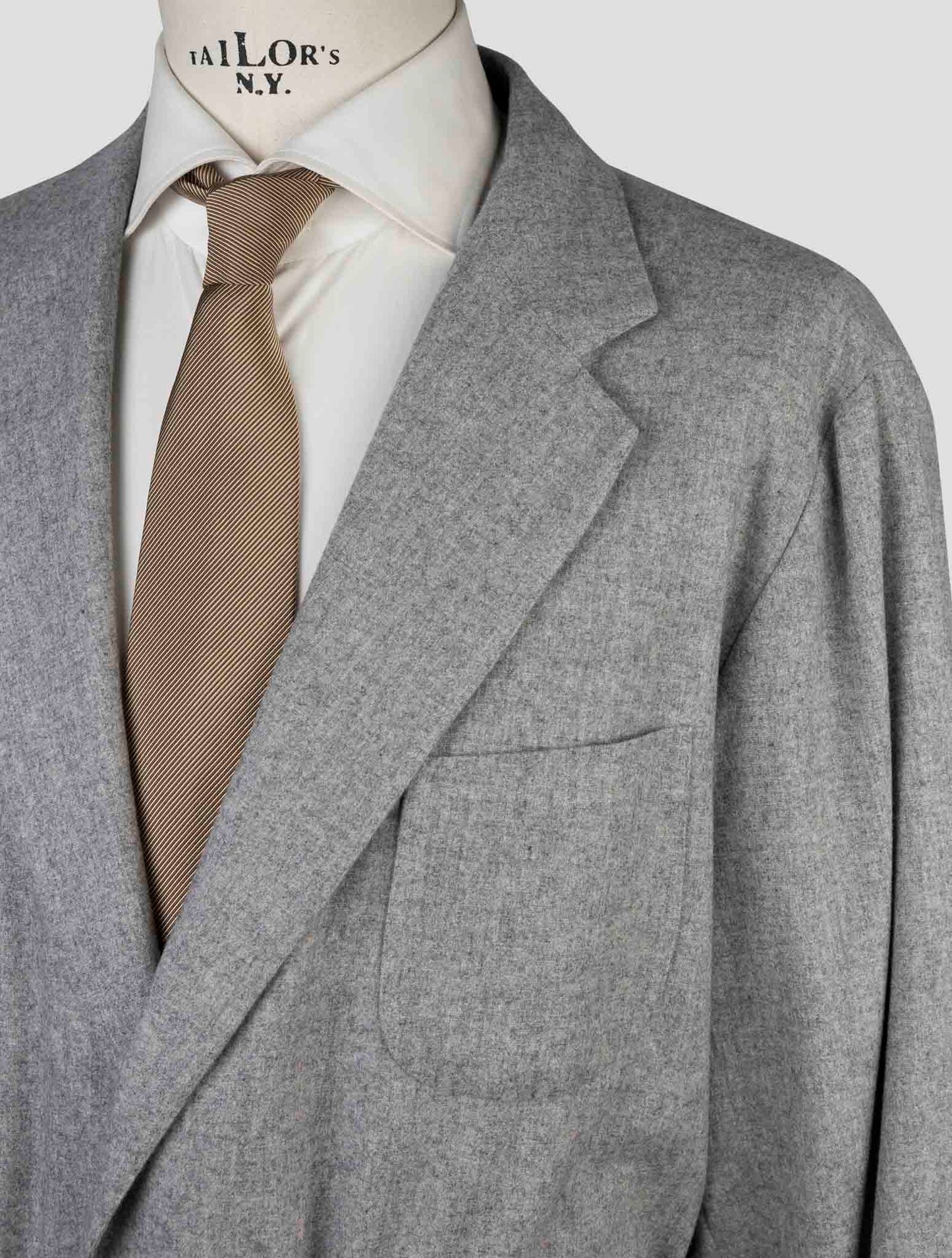 Kiton Gray Cashmere Pa Ea Blazer