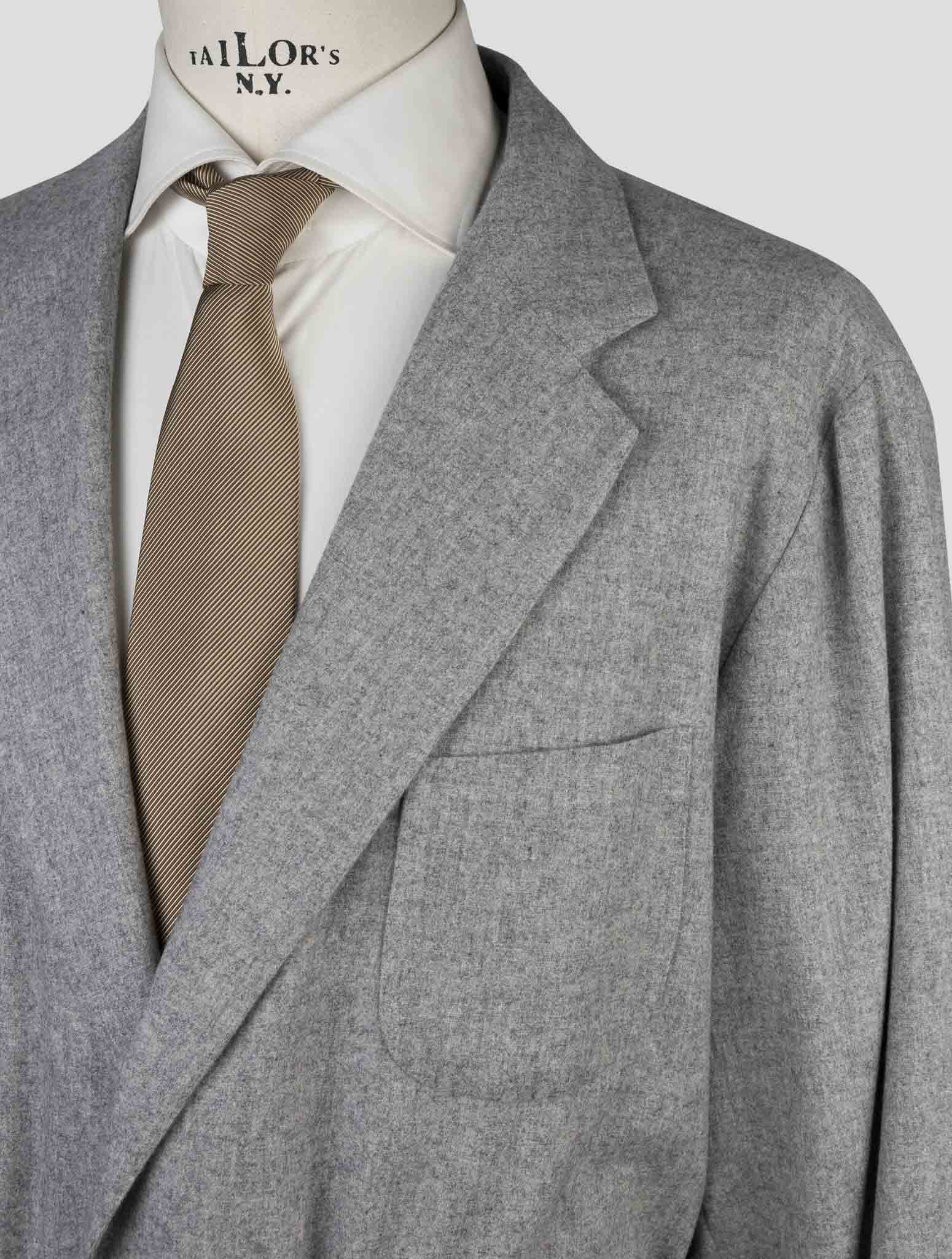 Kiton Gray Cashmere Pa Ea Blazer