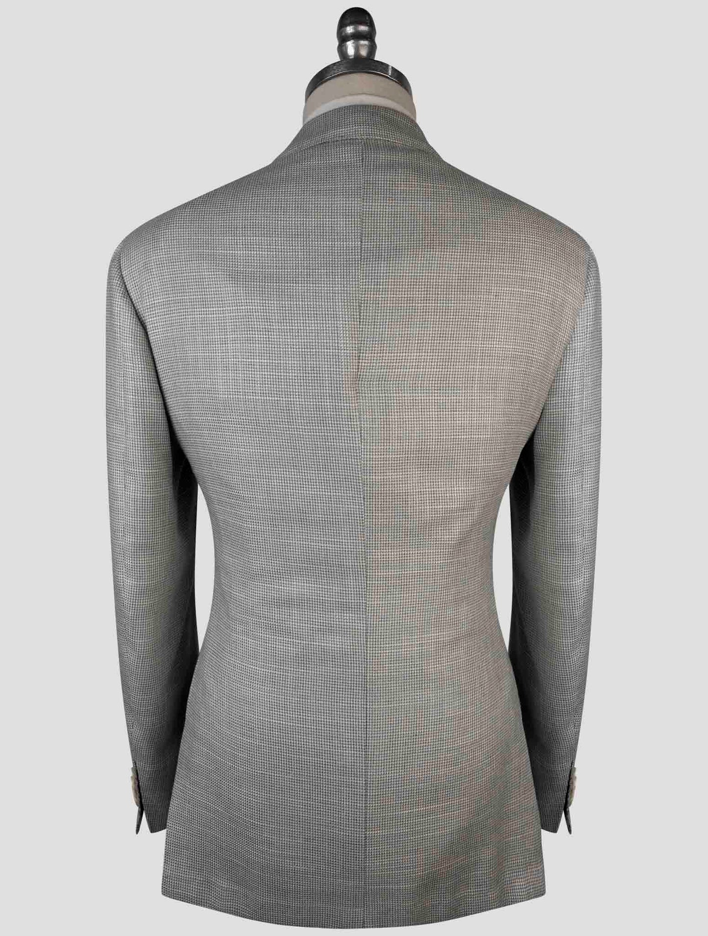 Kiton Gray Silk Cashmere Blazer