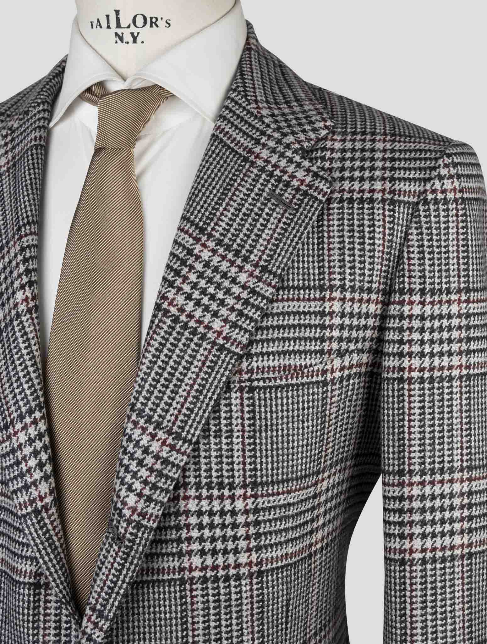 Kiton Multicolor Cashmere Blazer