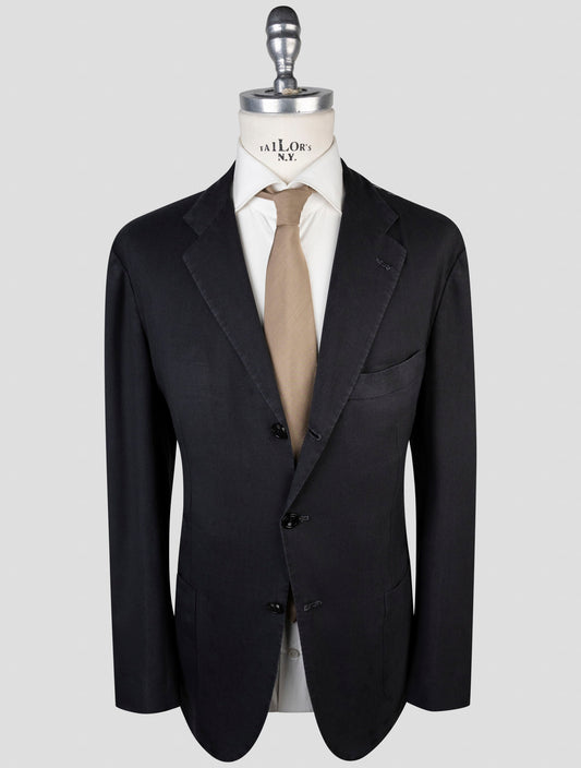 Kiton Black Cashmere Blazer