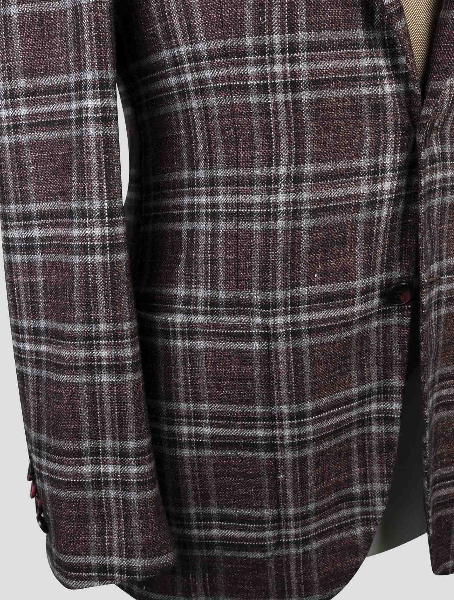 Kiton Multicolor Cashmere Virgin Wool Silk Linen Blazer