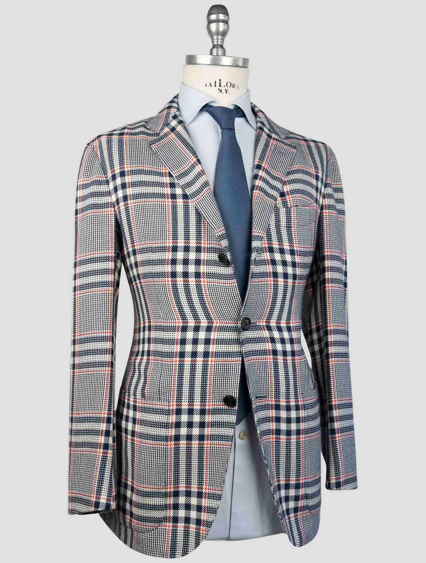 Kiton Multicolor Cashmere Blazer