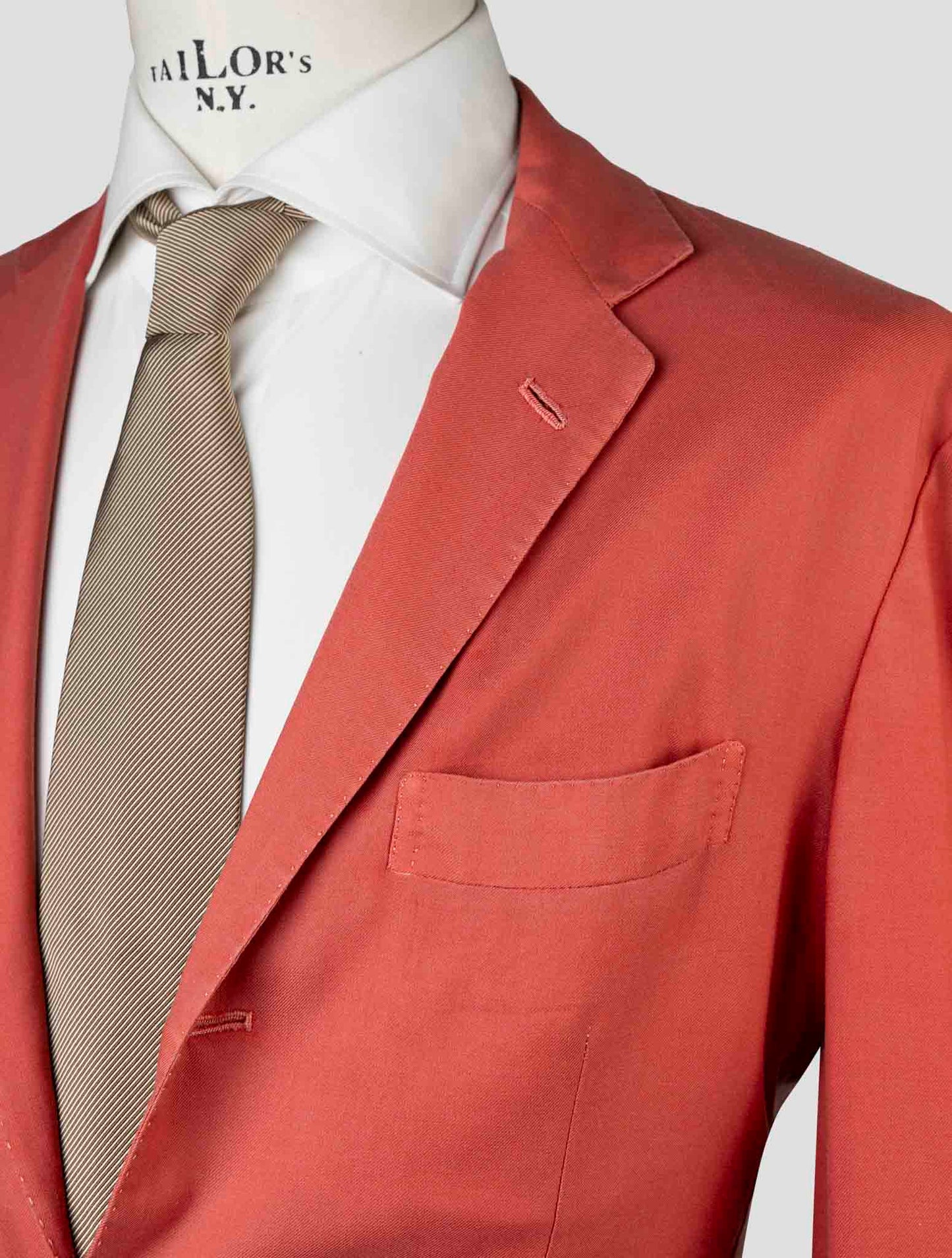 Kiton Red Cashmere  Blazer