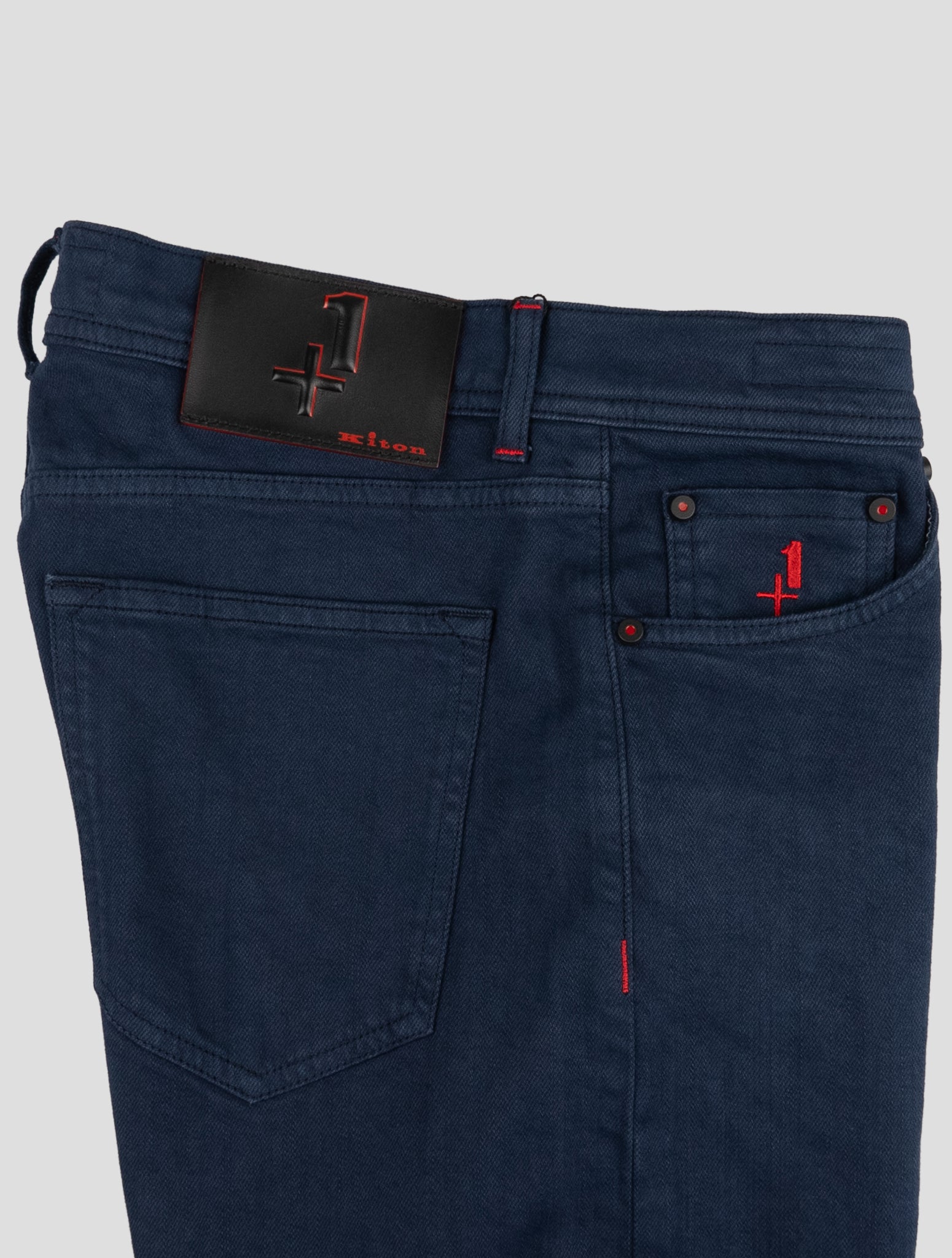 Kiton Blue Cotton Ea Jeans Special Edition Plus One