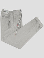 Kiton Gray Cotton Ea Jeans