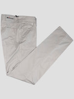 Kiton Gray Cotton Ea Jeans