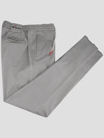 Kiton Gray Lyocell Cotton Ea Pants