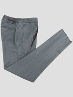 Kiton Gray Lyocell Cotton Ea Pants