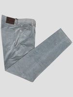 Kiton Gray Cotton Jeans