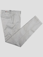 Kiton Gray Cotton Ea Pants