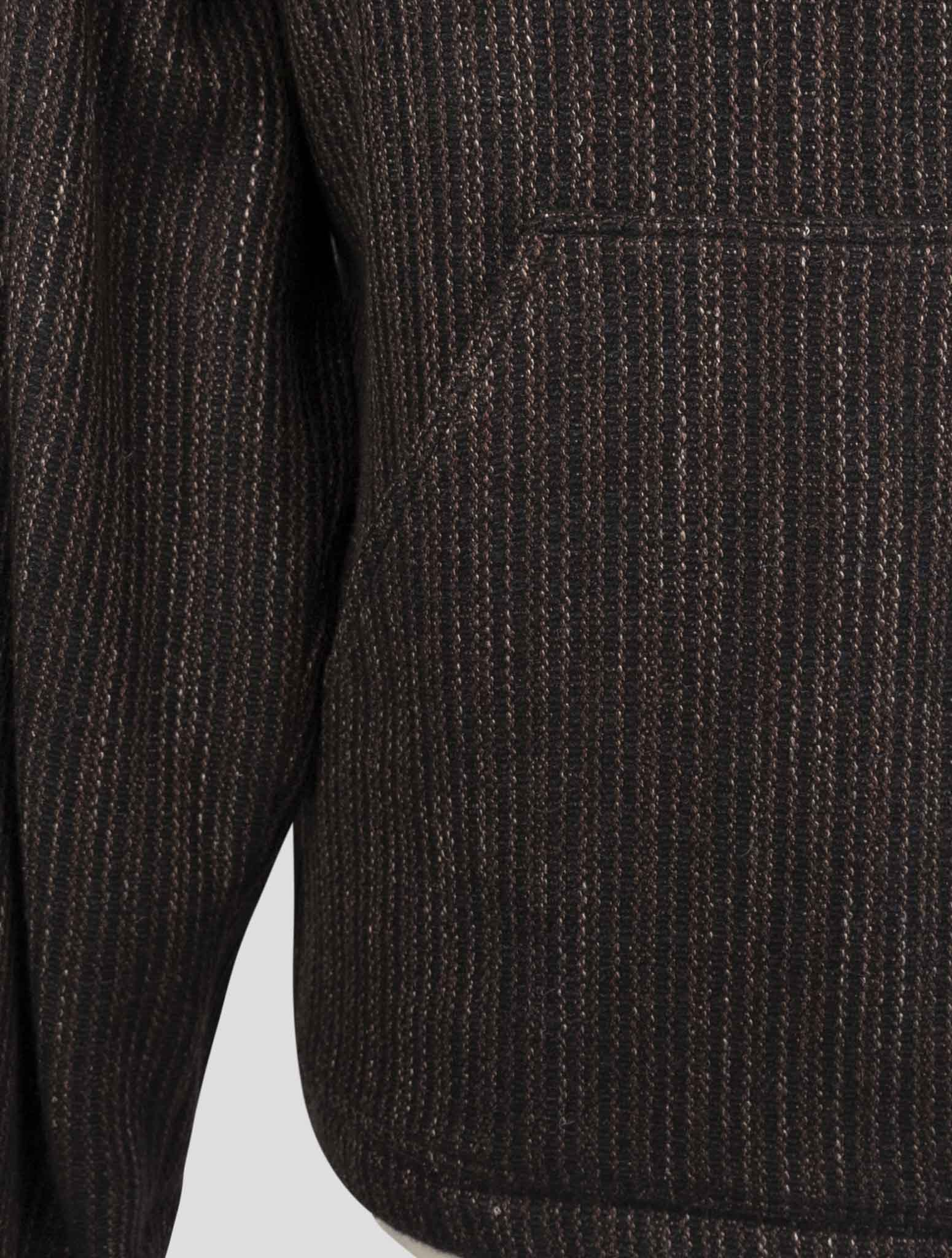 Kiton Brown Cashmere Virgin wool Silk Linen Sweater