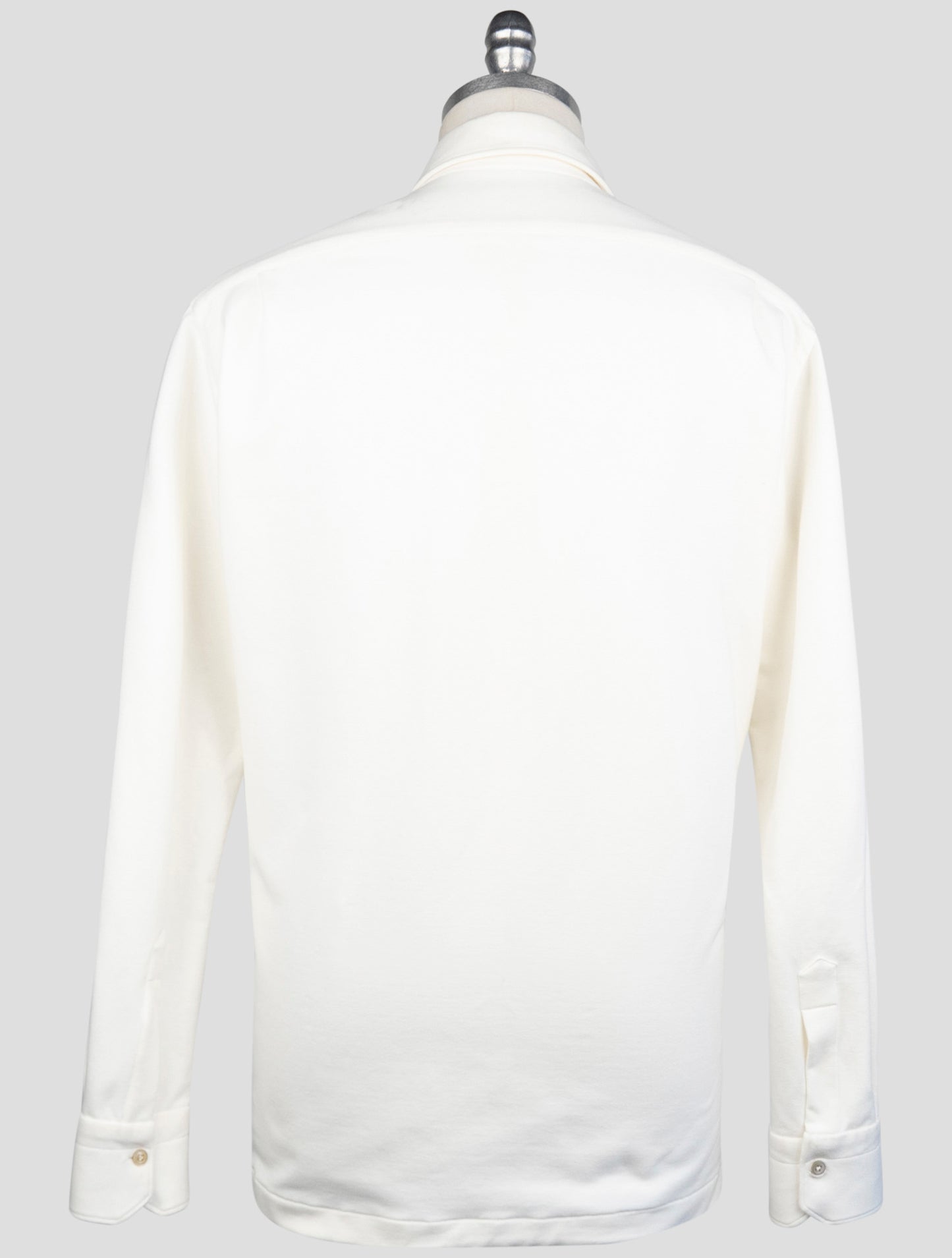 Kiton White Cotton Ea Sweater Polo