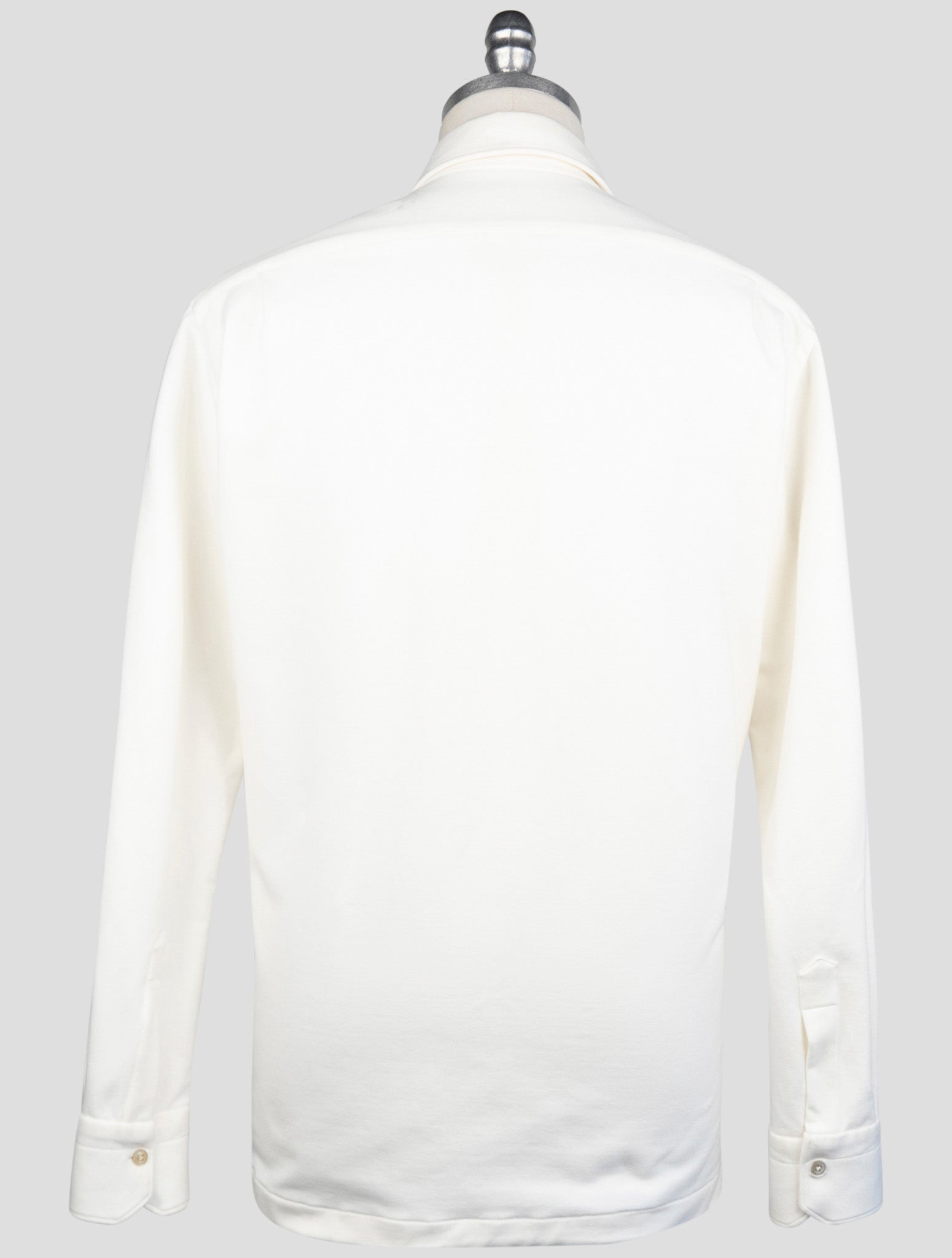 Kiton White Cotton Ea Sweater Polo