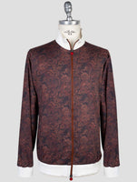 Kiton Burgundy Cotton Coat