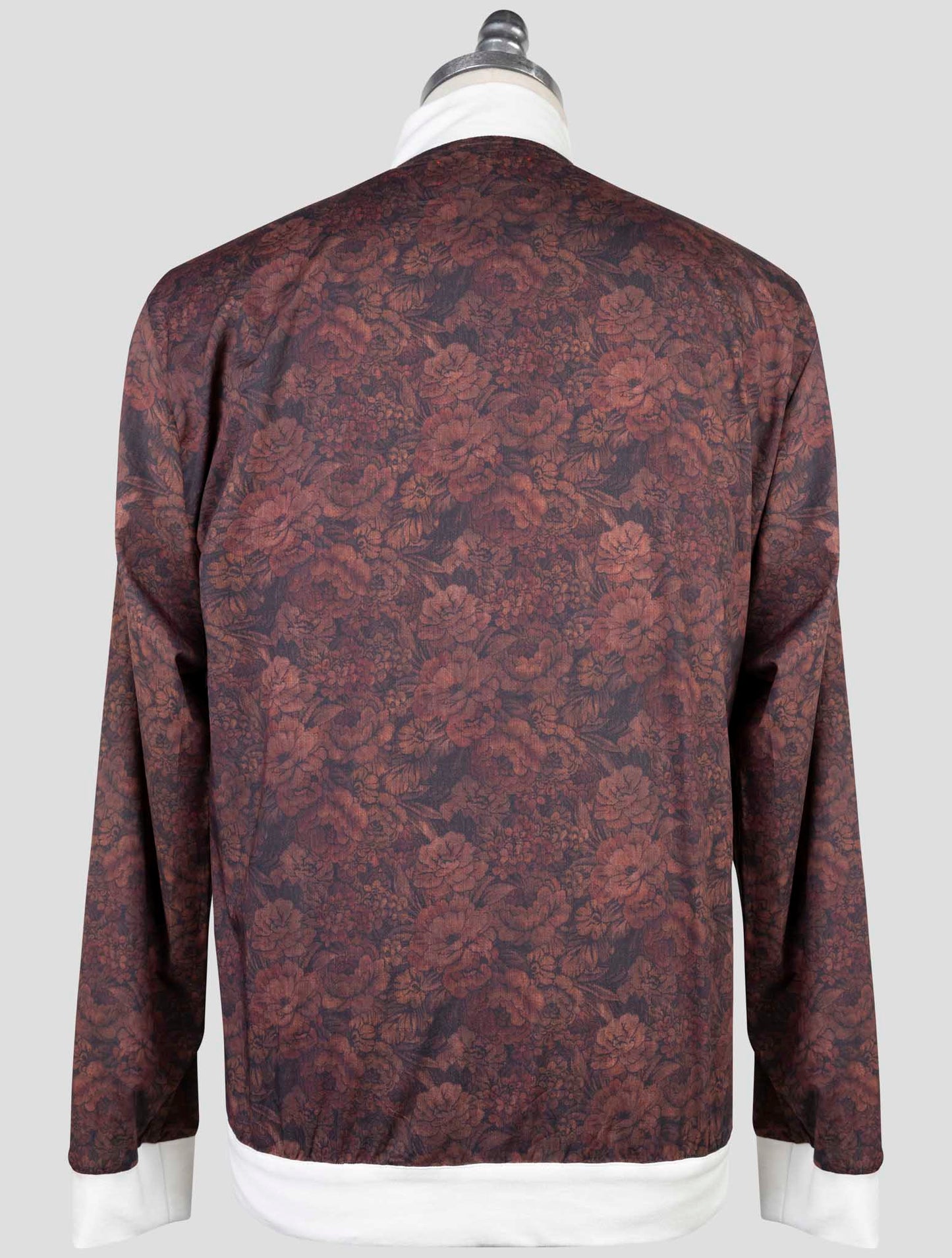 Kiton Burgundy Cotton Coat