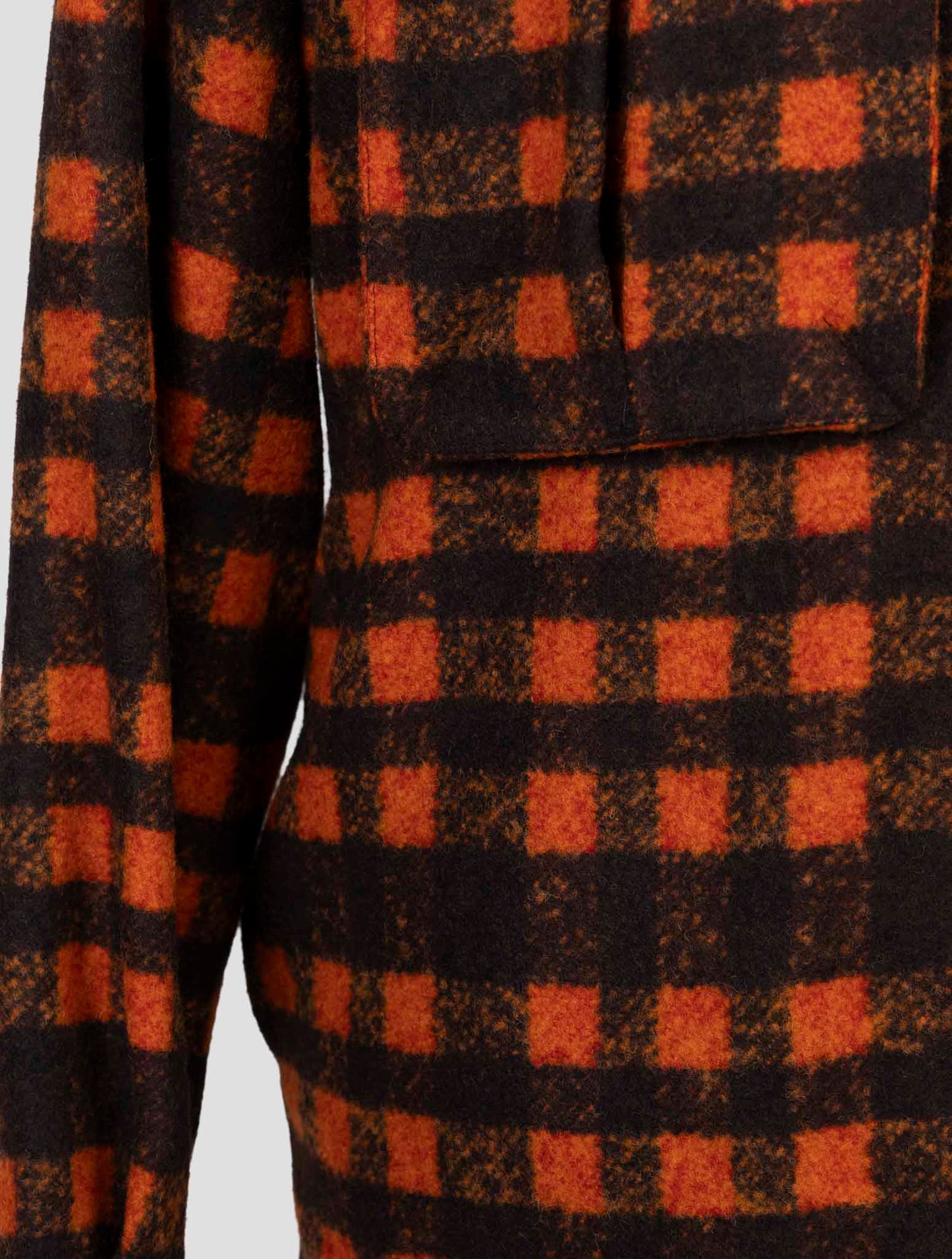Kiton Orange Brown Alpaca Wool Pa Coat