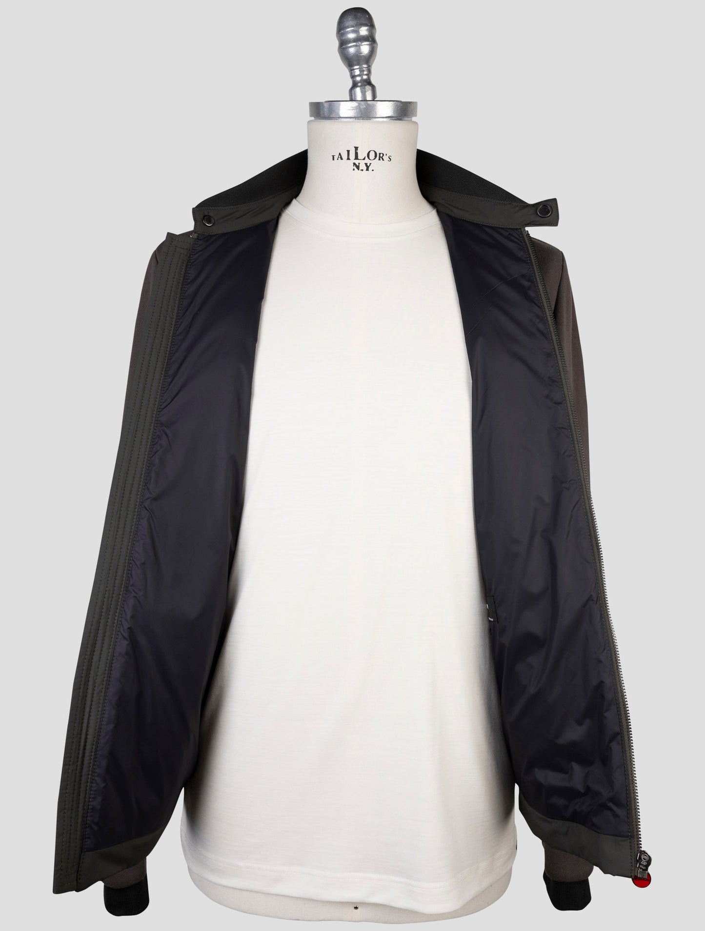 Kiton Green Pl Coat