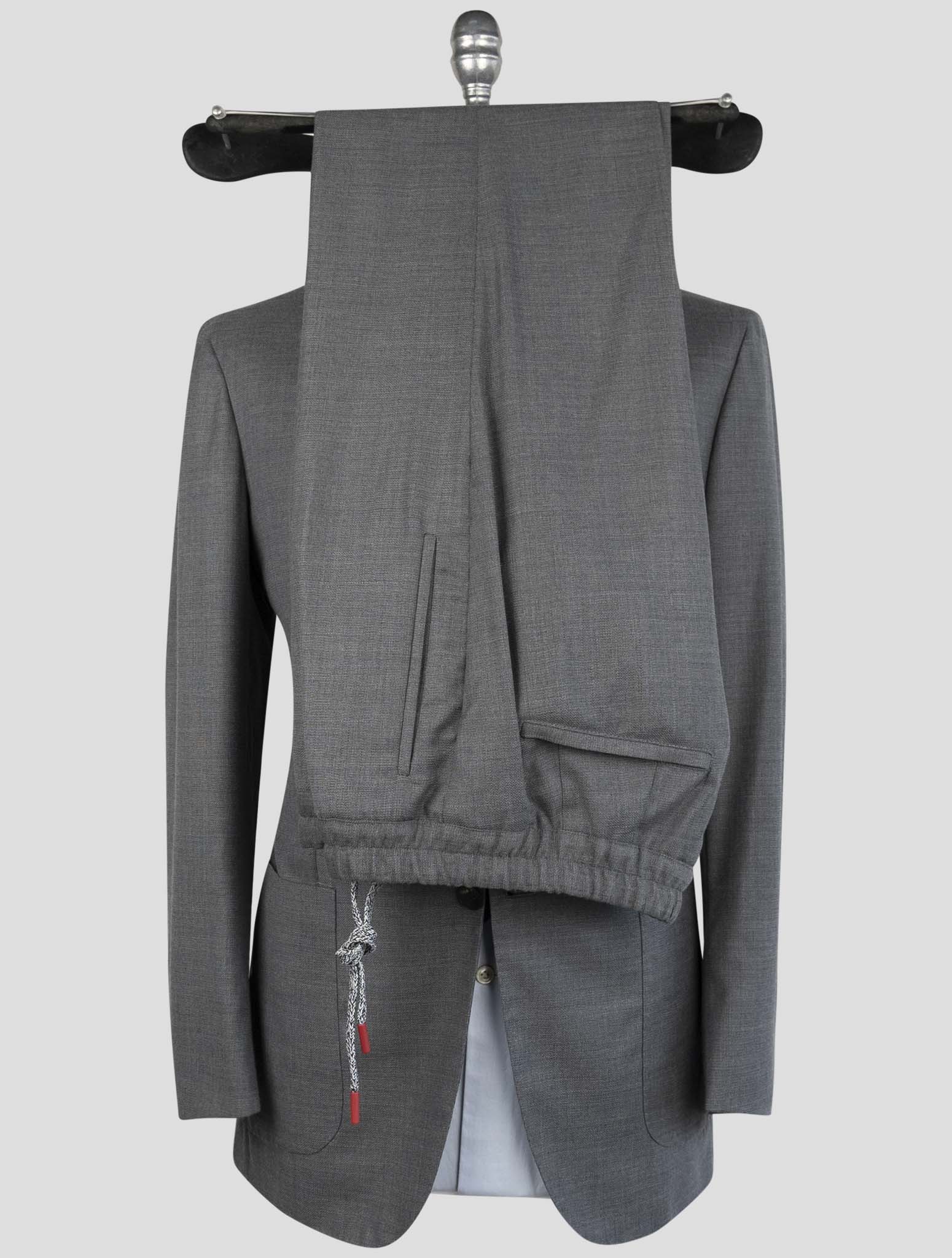 Kiton Gray Wool Suit