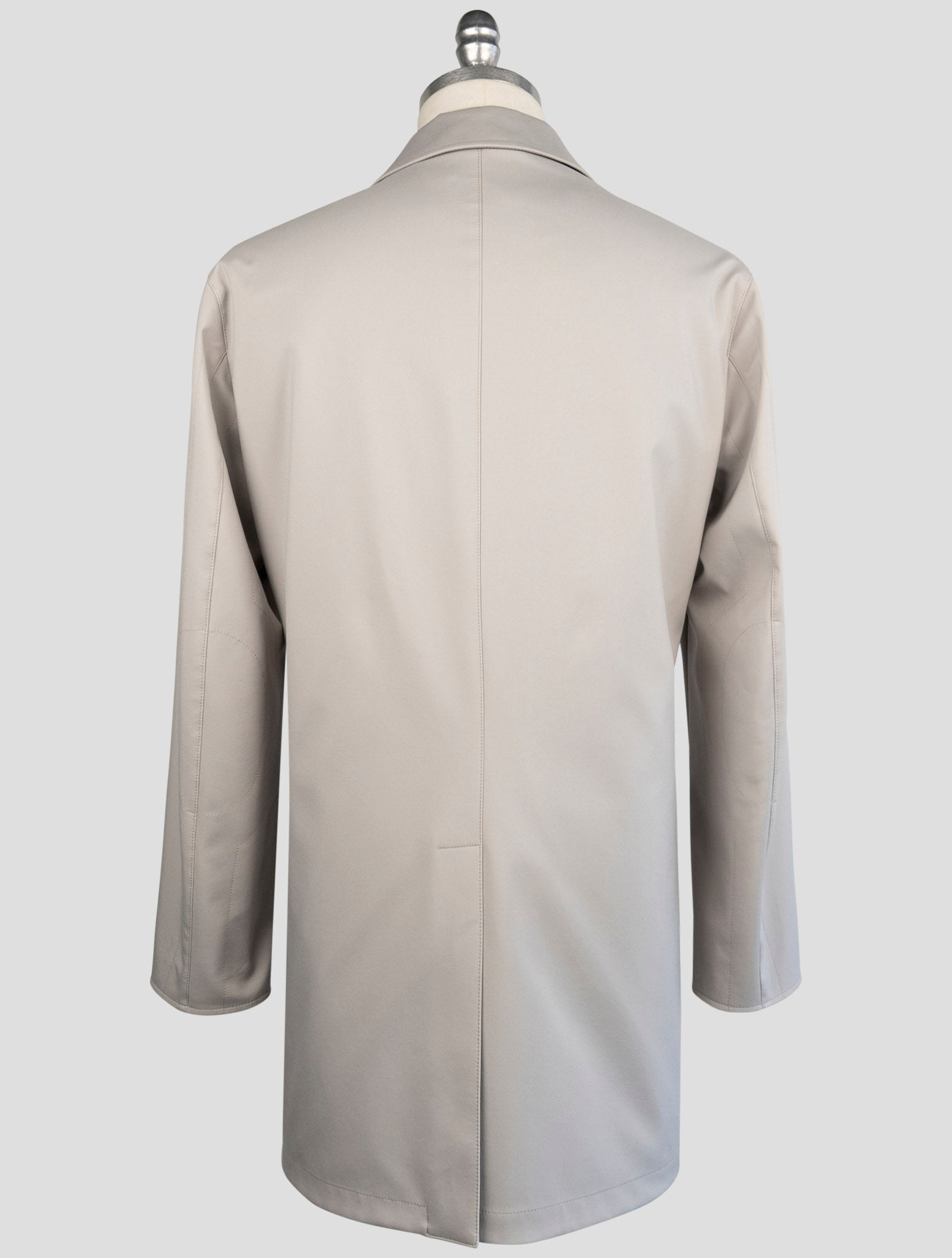 Kiton Taupe Pl Reverse Overcoat
