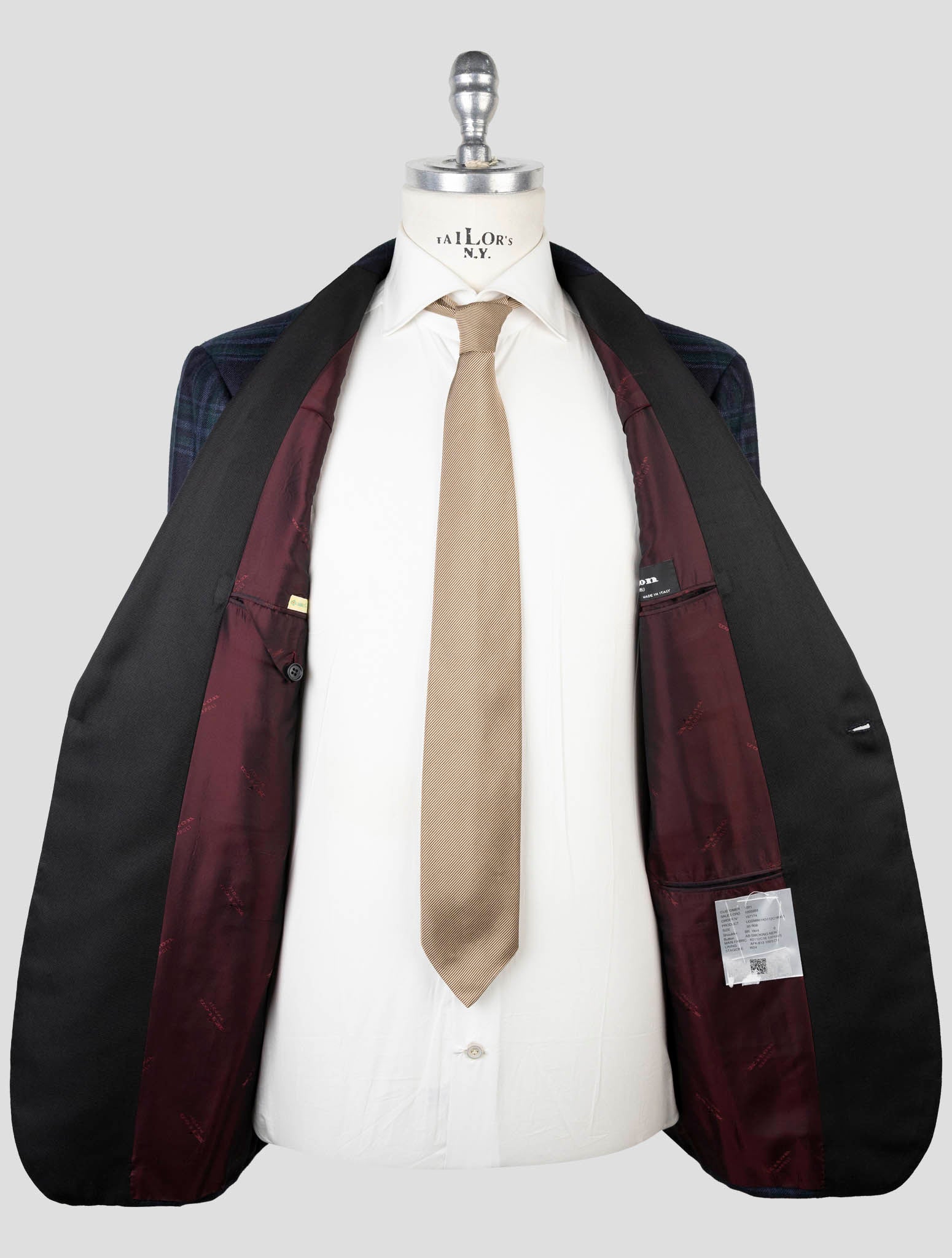 Kiton Multicolor Cashmere Blazer