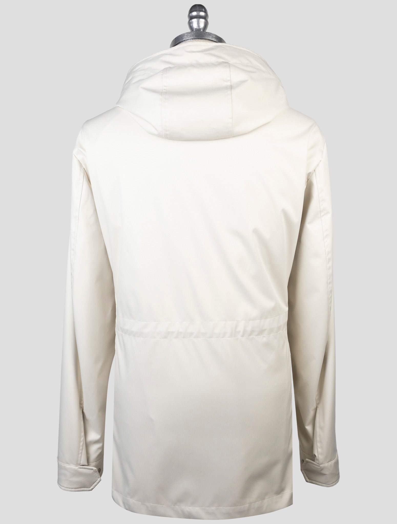 Kiton White Pl Coat