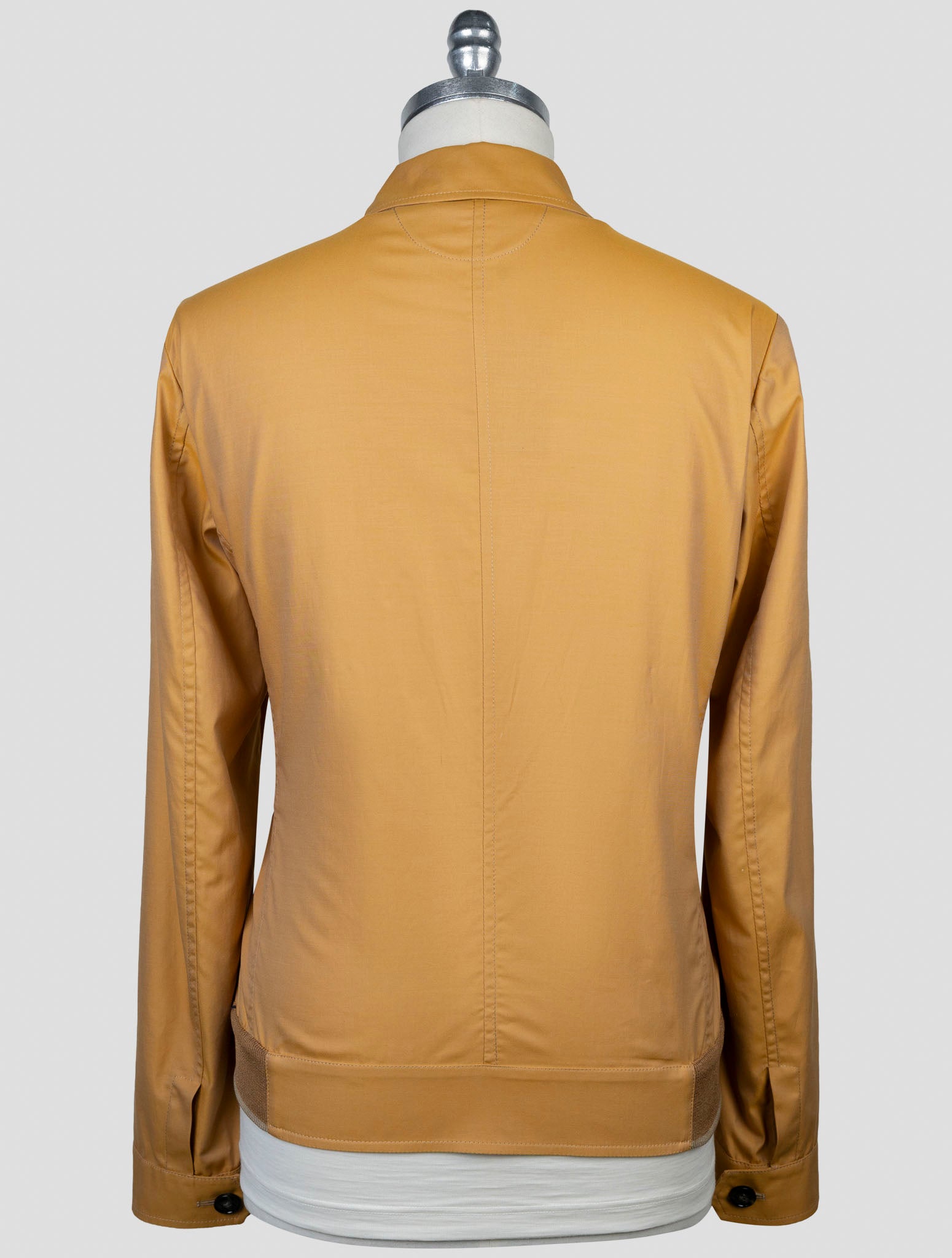 Kiton Brown Cotton Coat