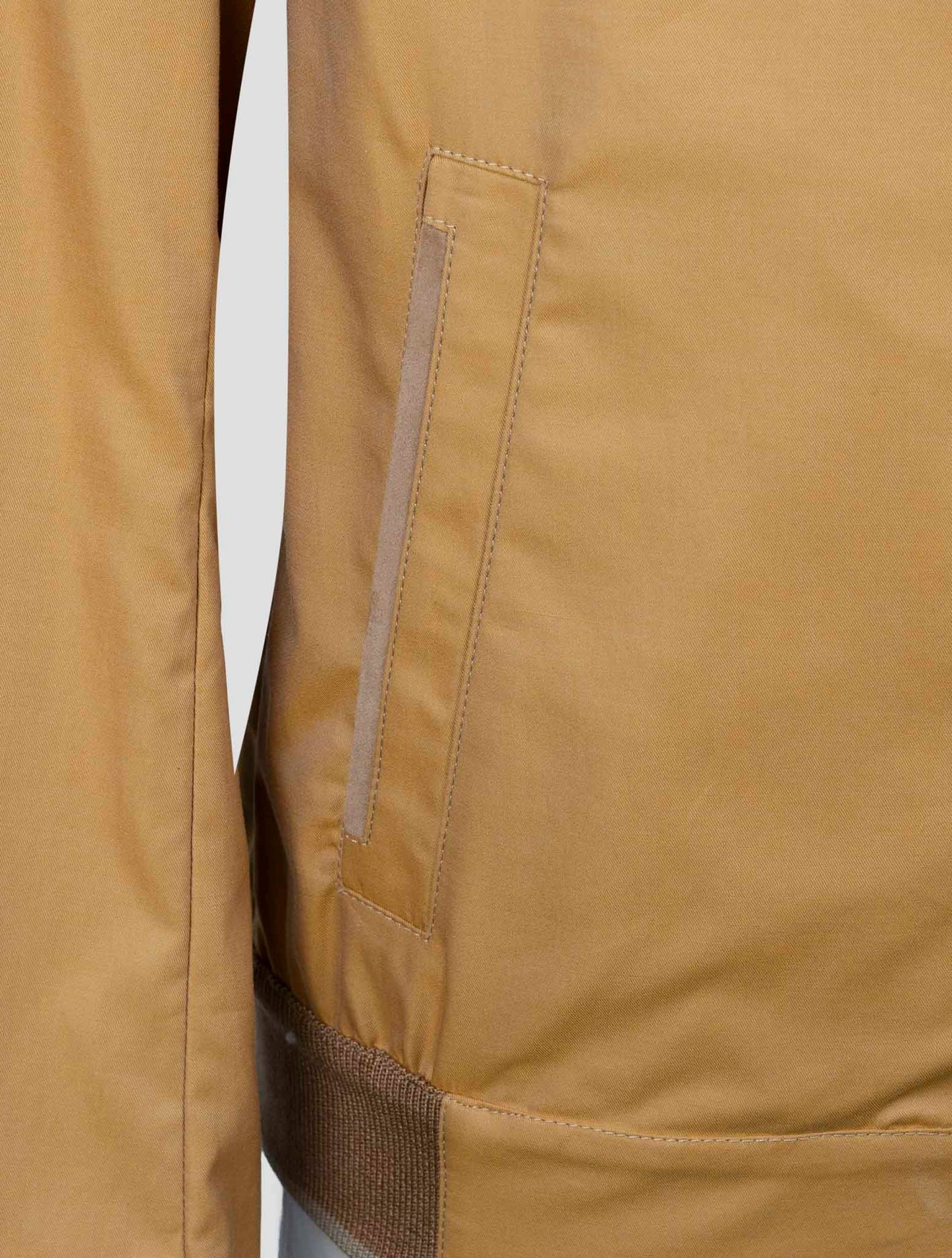 Kiton Brown Cotton Coat
