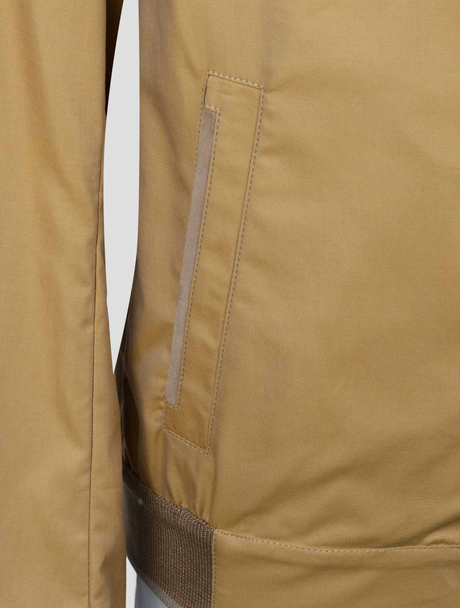 Kiton Brown Cotton Coat