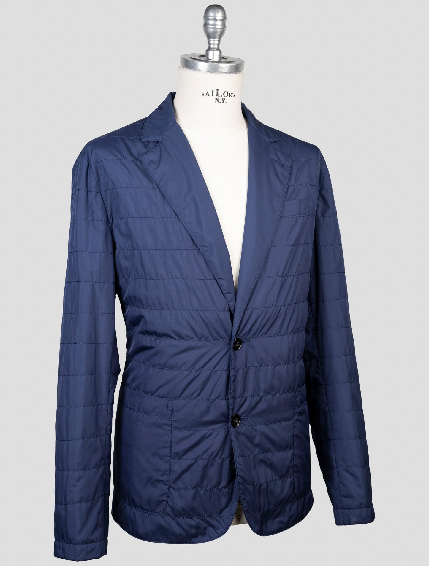 Kiton Blue Pl Coat