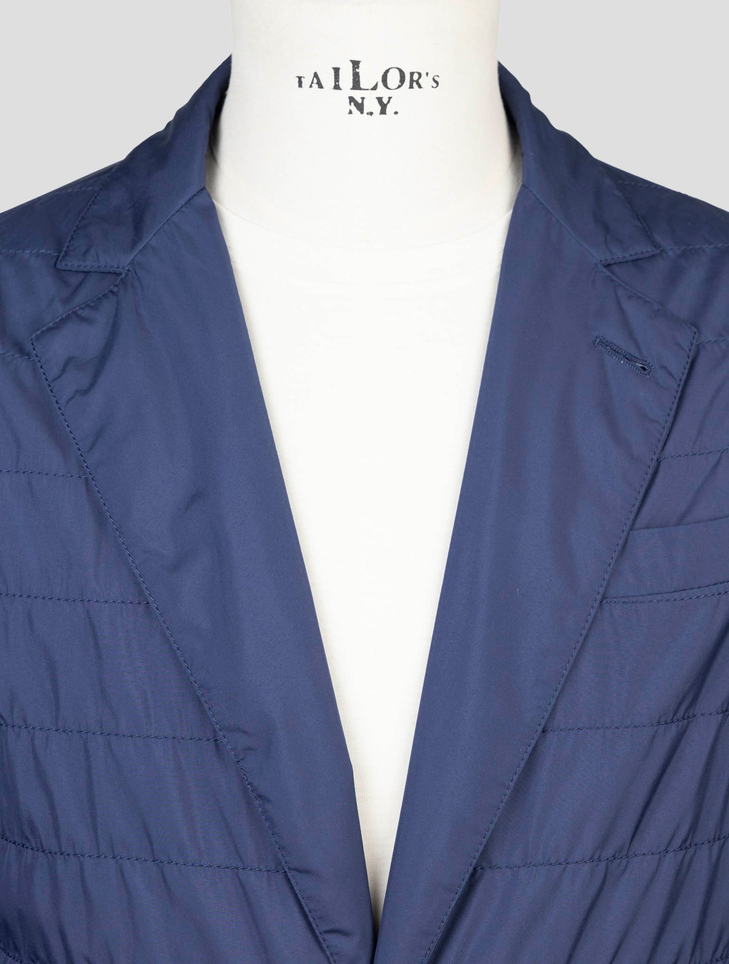 Kiton Blue Pl Coat