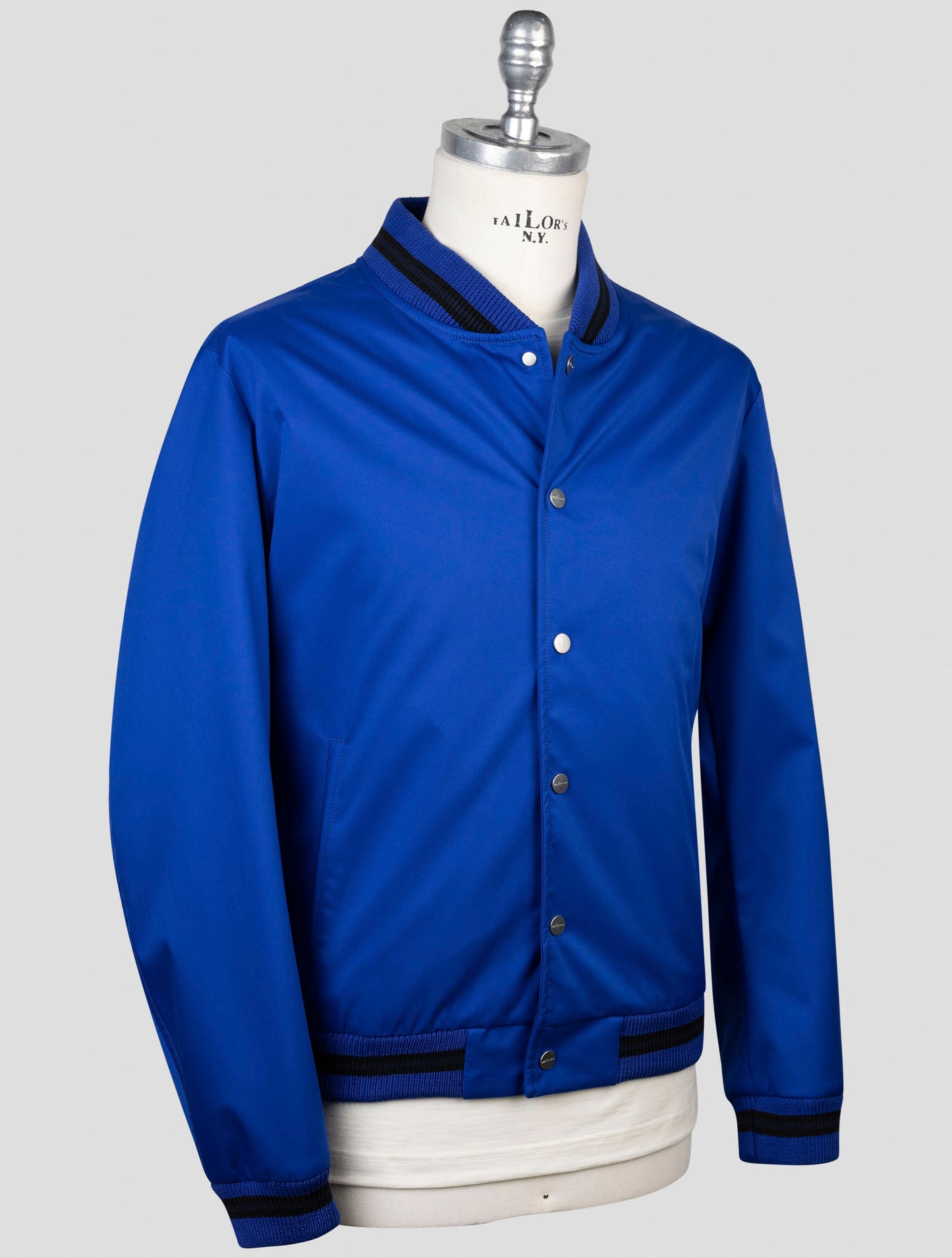 Kiton Blue Pl Coat