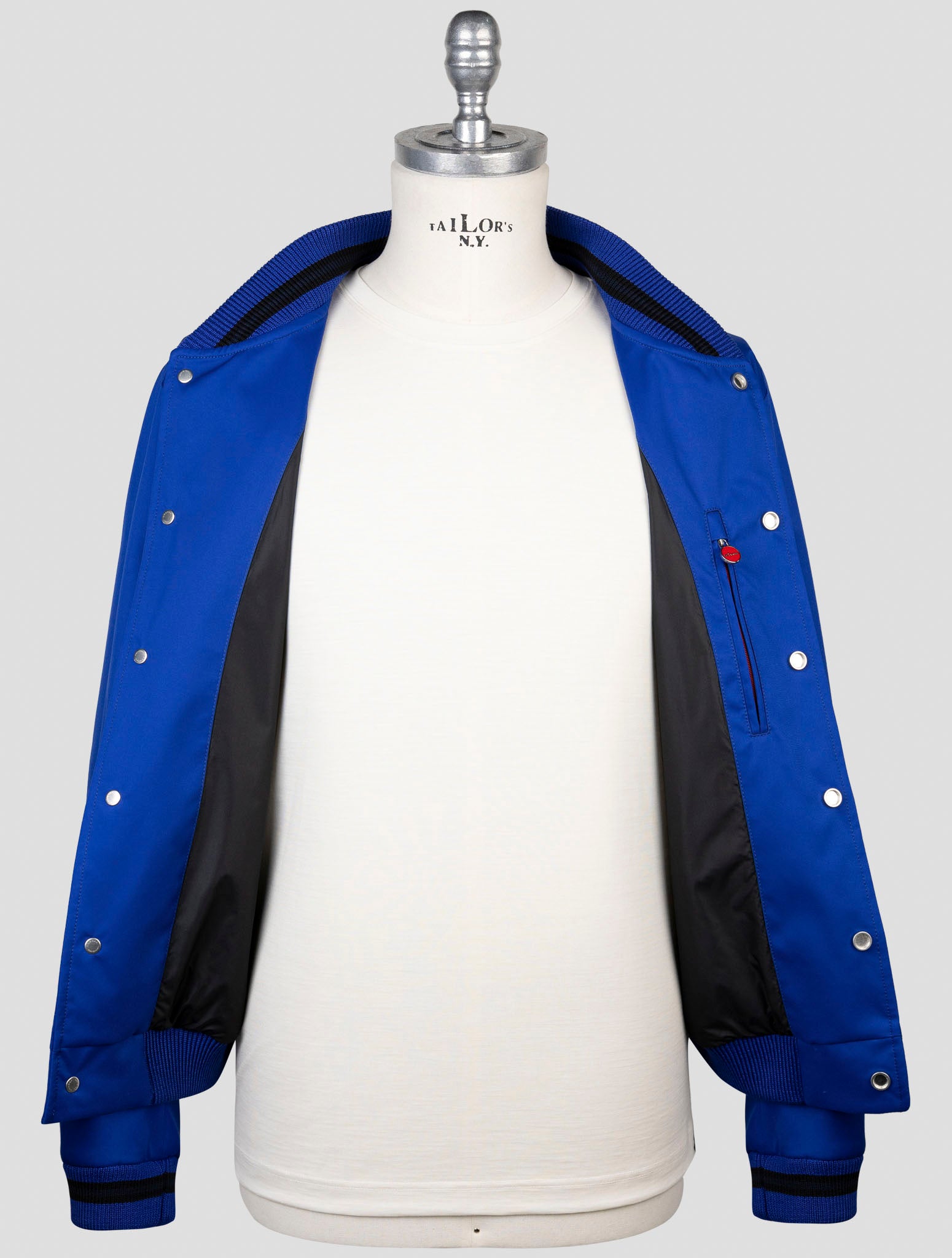 Kiton Blue Pl Coat