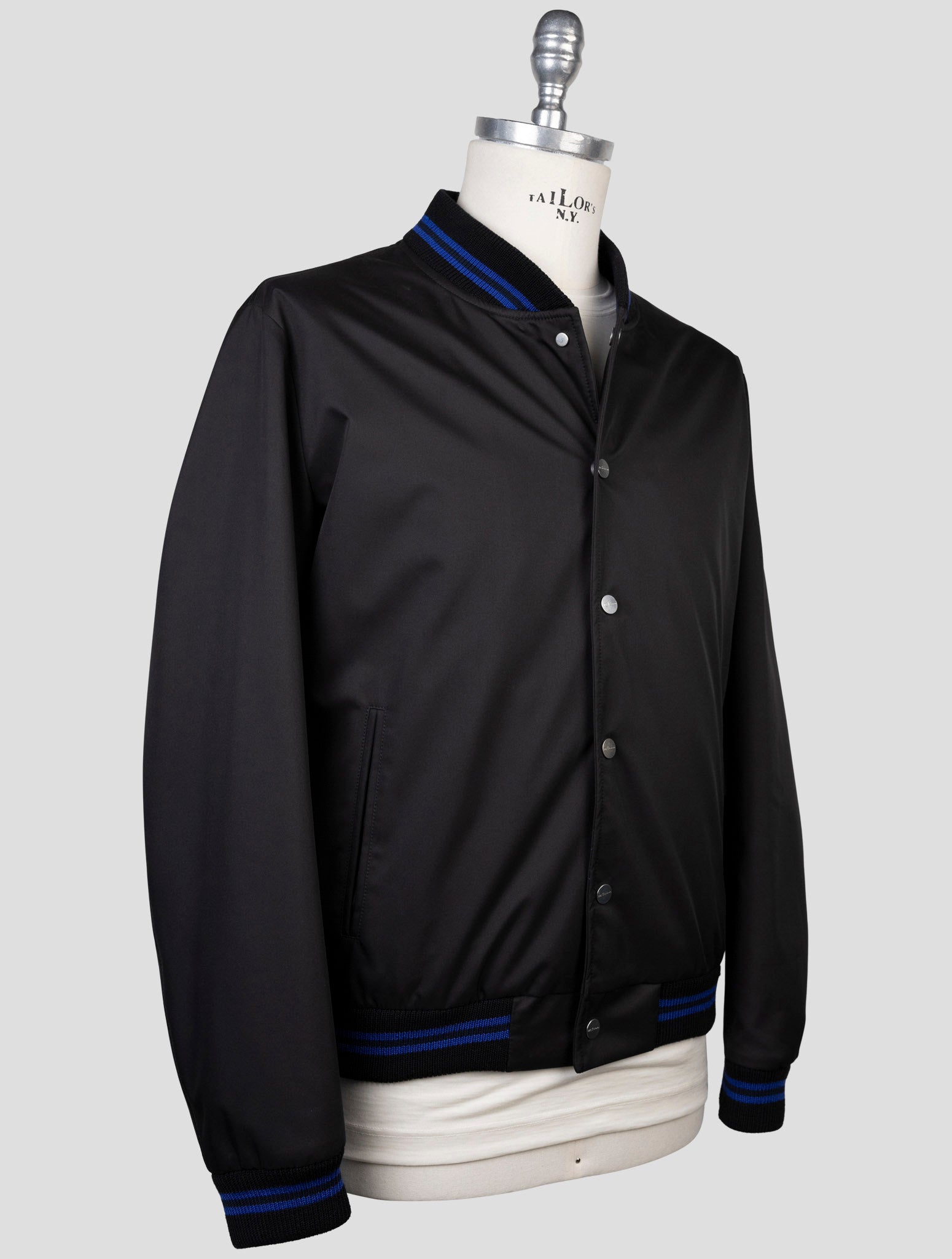 Kiton Black Pl Coat