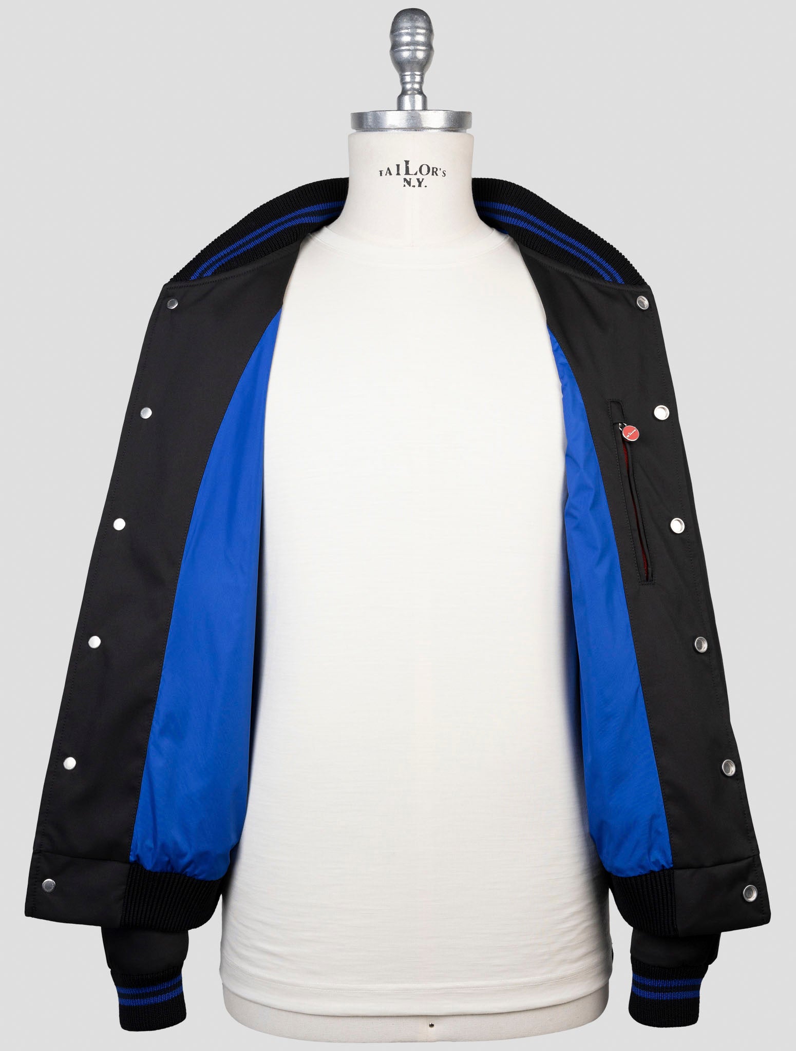 Kiton Black Pl Coat