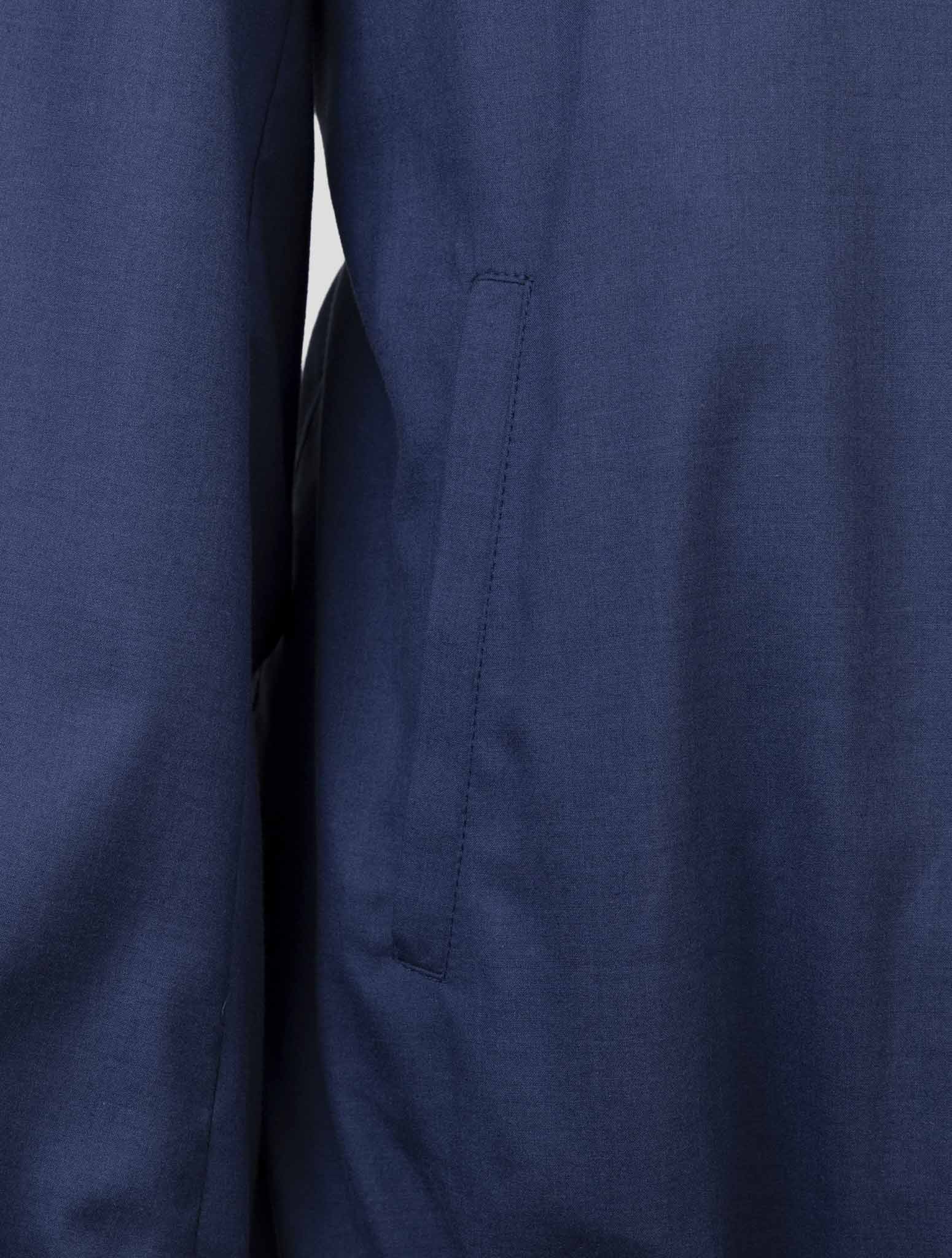 Kiton Blue Cashmere Silk Coat