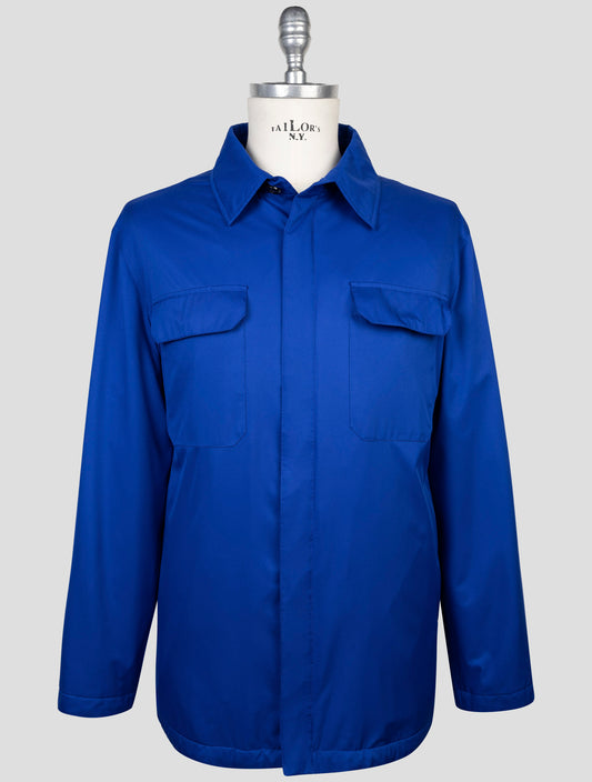 Kiton Blue Pl Coat