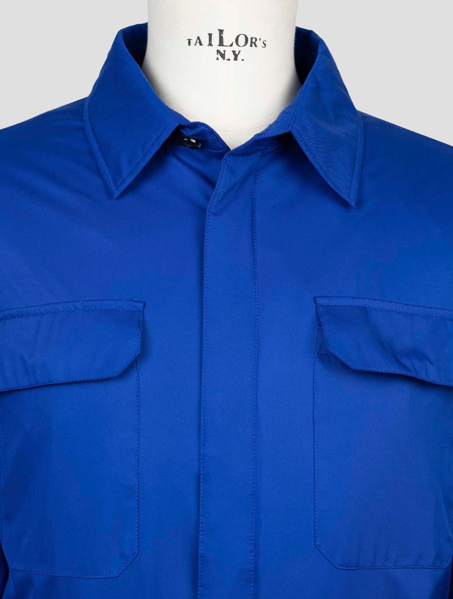 Kiton Blue Pl Coat